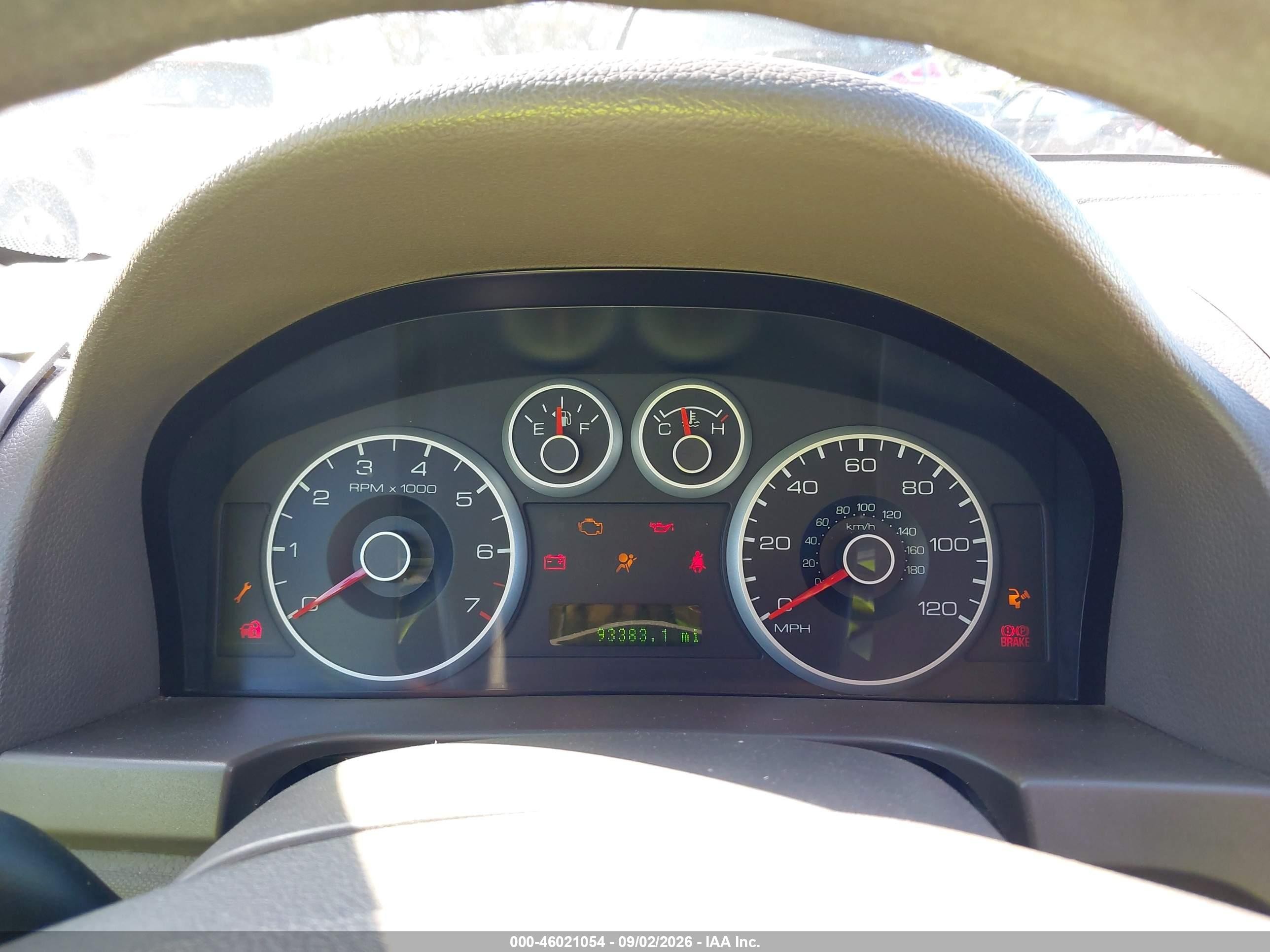 2007 Ford Fusion Se Burgundy vin: 3FAHP07177R111254