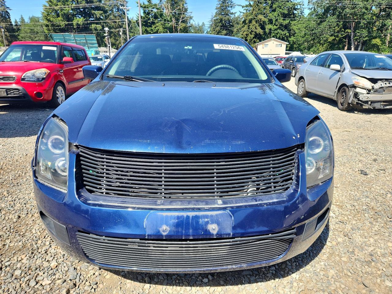 2007 Ford Fusion Se Blue vin: 3FAHP07177R237095