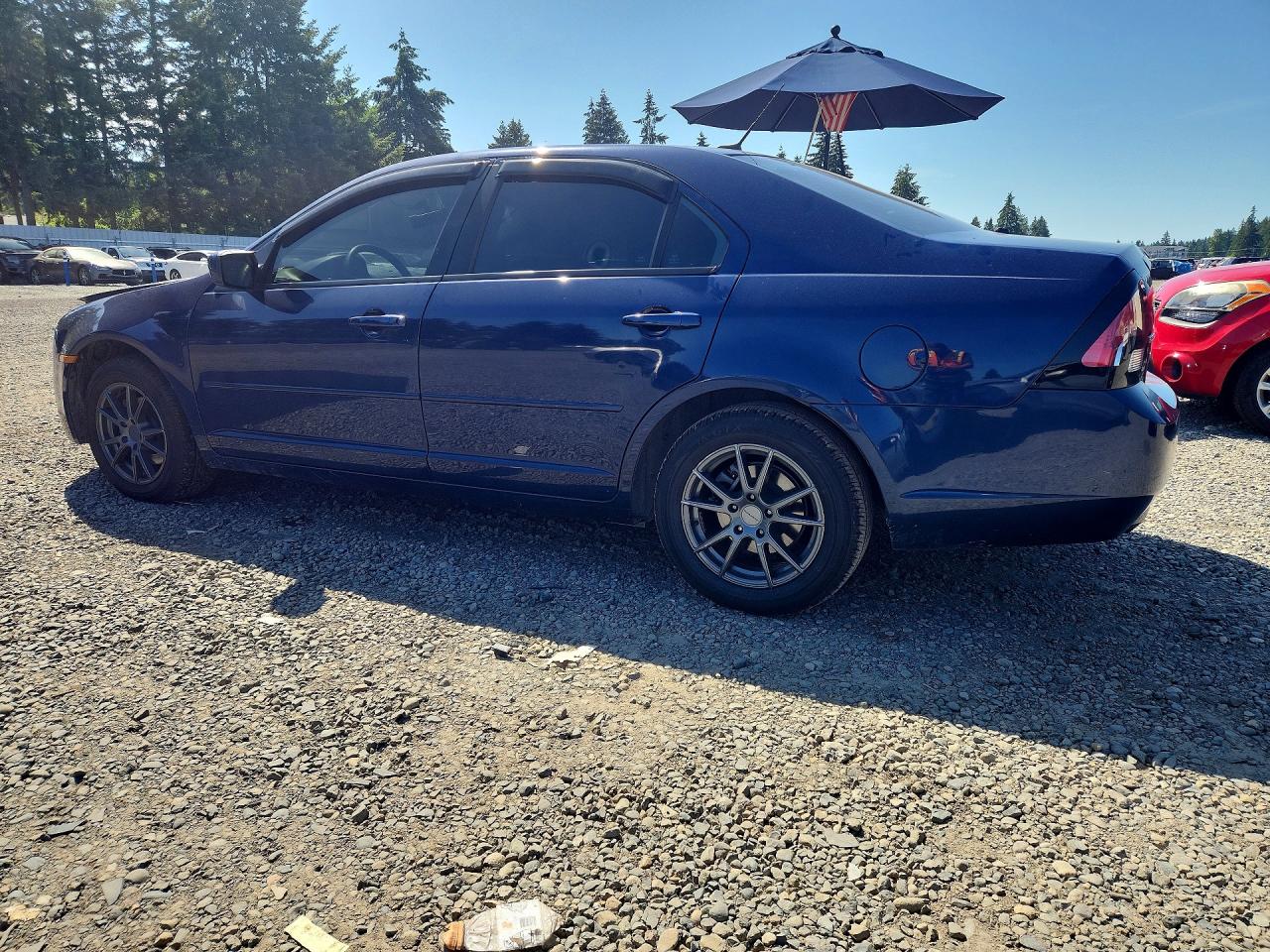 2007 Ford Fusion Se Blue vin: 3FAHP07177R237095