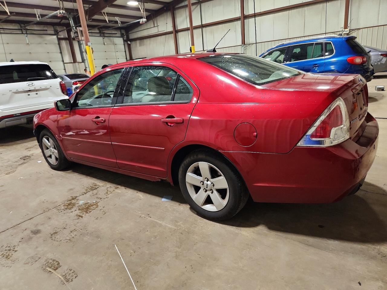 2008 Ford Fusion Se Red vin: 3FAHP07178R190085