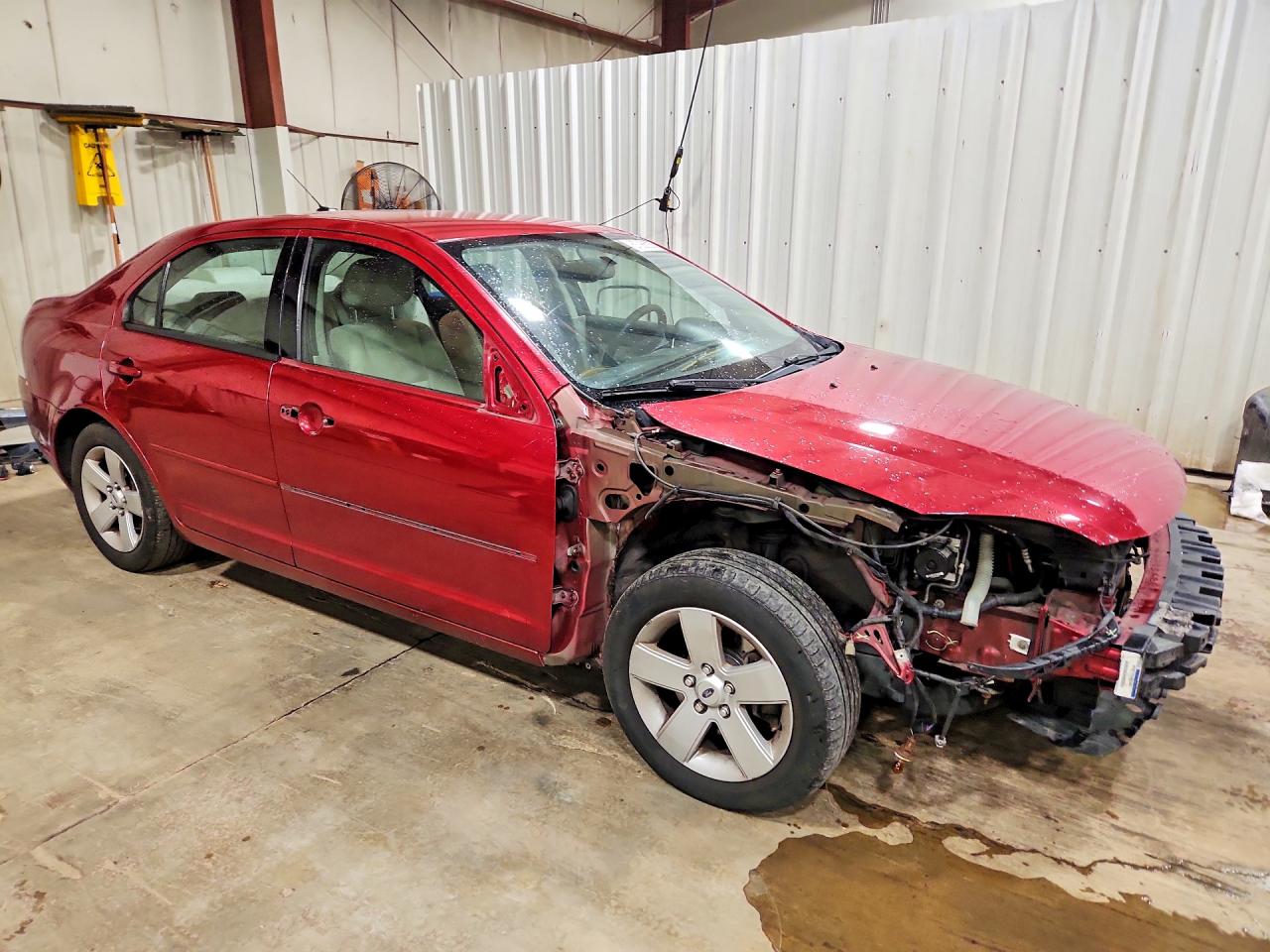 2008 Ford Fusion Se Red vin: 3FAHP07178R190085