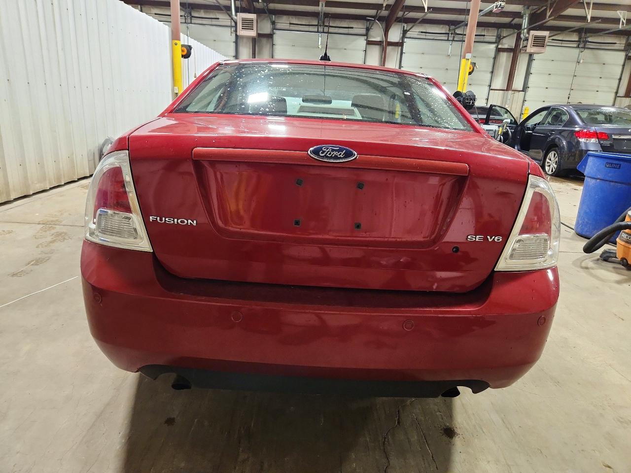 2008 Ford Fusion Se Red vin: 3FAHP07178R190085