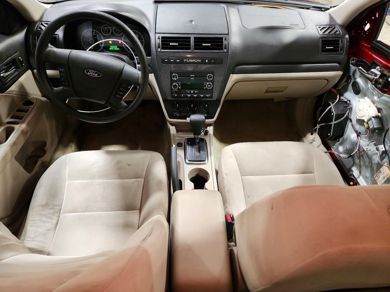 2008 Ford Fusion Se Red vin: 3FAHP07178R190085
