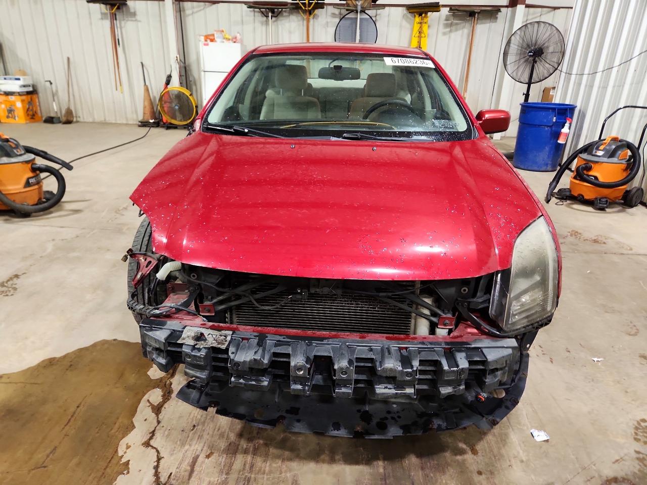 2008 Ford Fusion Se Red vin: 3FAHP07178R190085