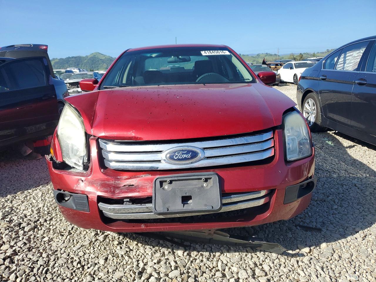 2008 Ford Fusion Se Red vin: 3FAHP07178R211484