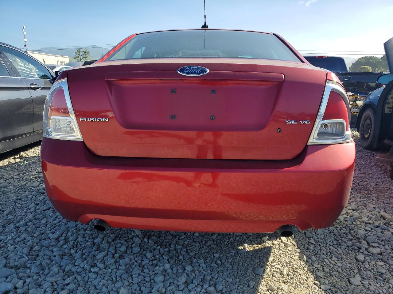 2008 Ford Fusion Se Red vin: 3FAHP07178R211484