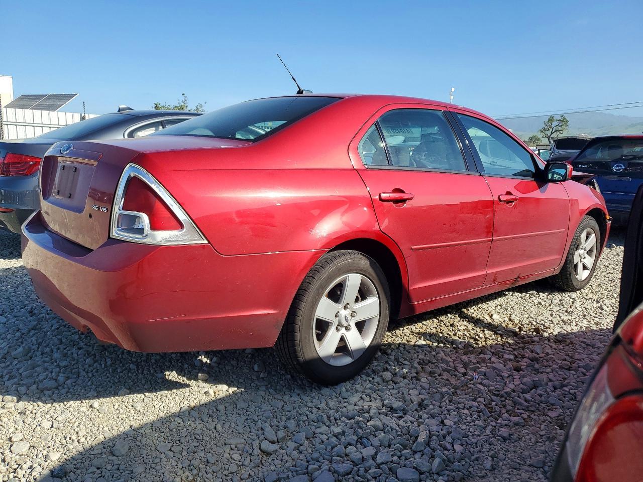 2008 Ford Fusion Se Red vin: 3FAHP07178R211484