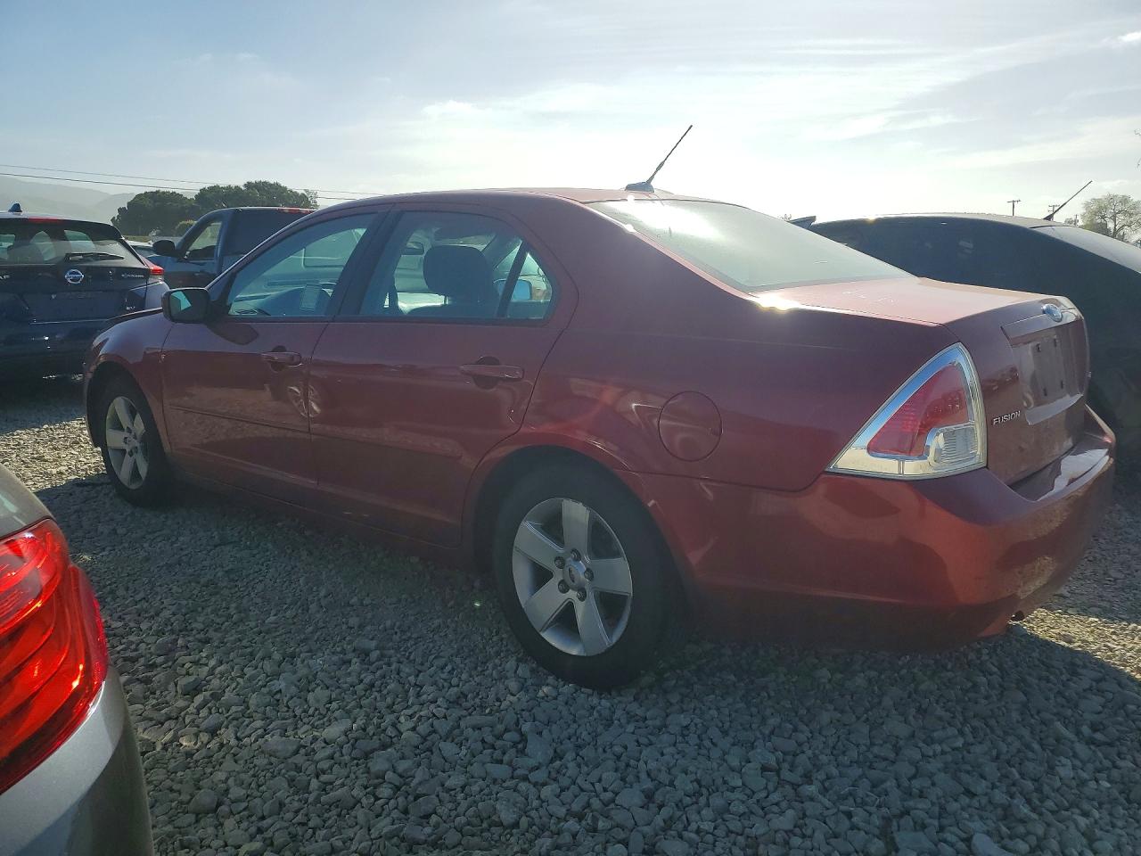 2008 Ford Fusion Se Red vin: 3FAHP07178R211484