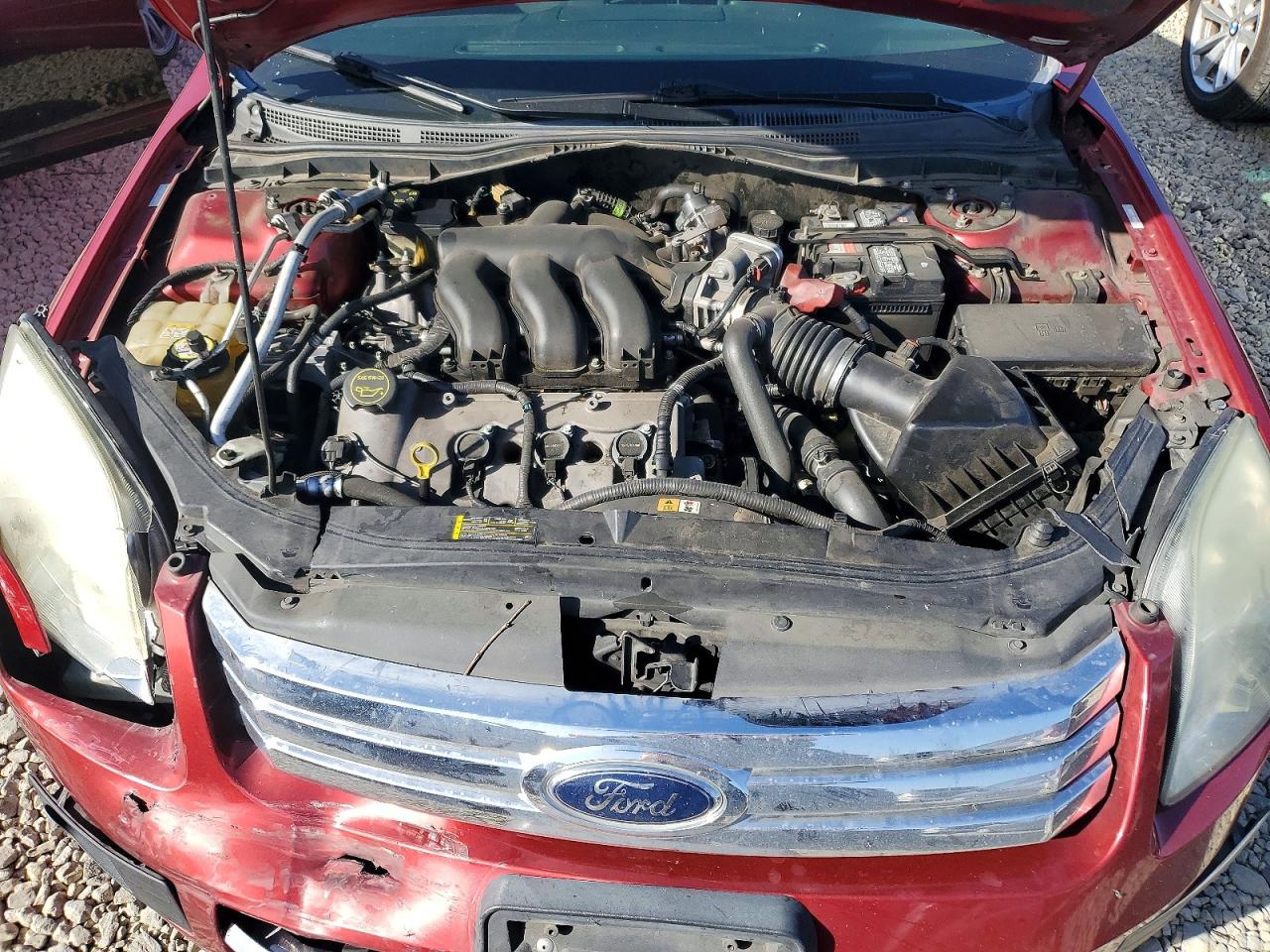 2008 Ford Fusion Se Red vin: 3FAHP07178R211484