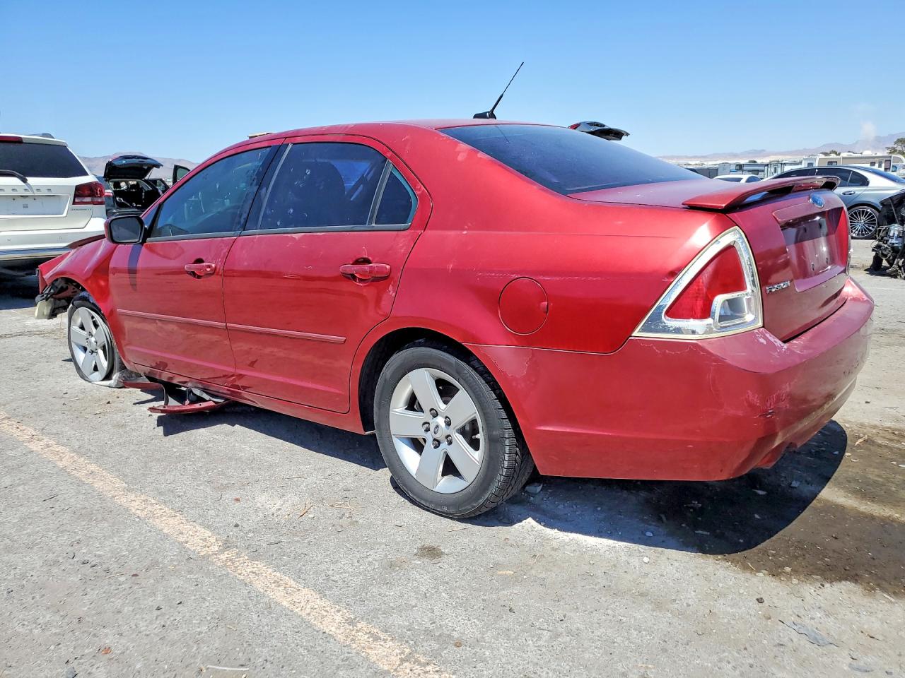 2008 Ford Fusion Se Red vin: 3FAHP07178R240855