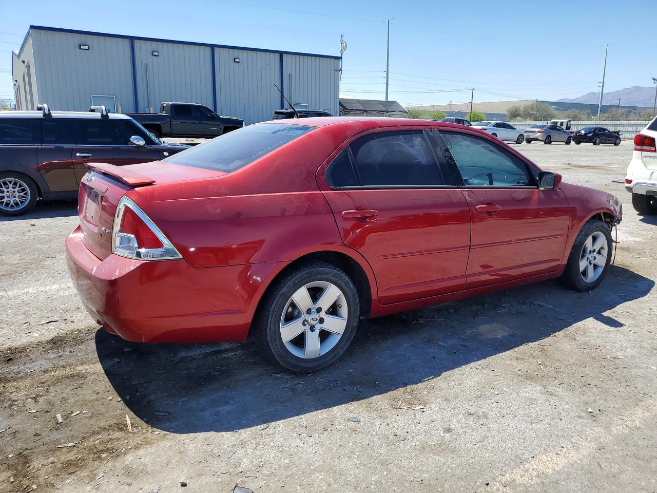 2008 Ford Fusion Se Red vin: 3FAHP07178R240855