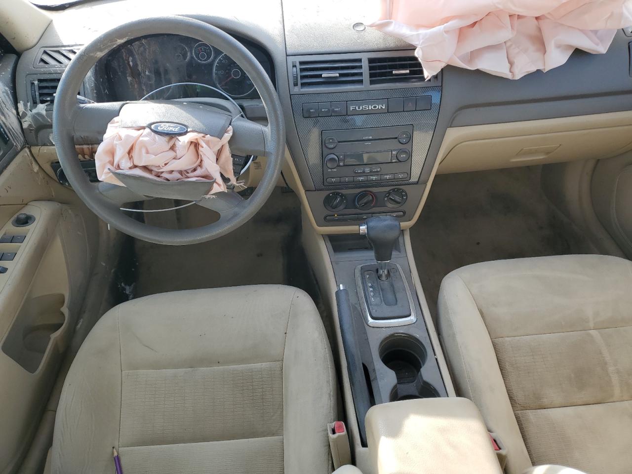 2007 Ford Fusion Se Burgundy vin: 3FAHP07187R131609