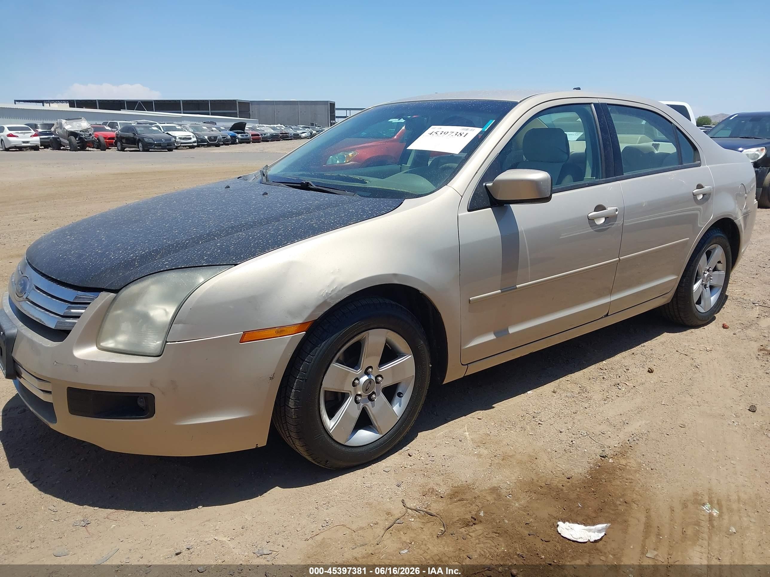 2007 Ford Fusion Se Tan vin: 3FAHP07187R228146