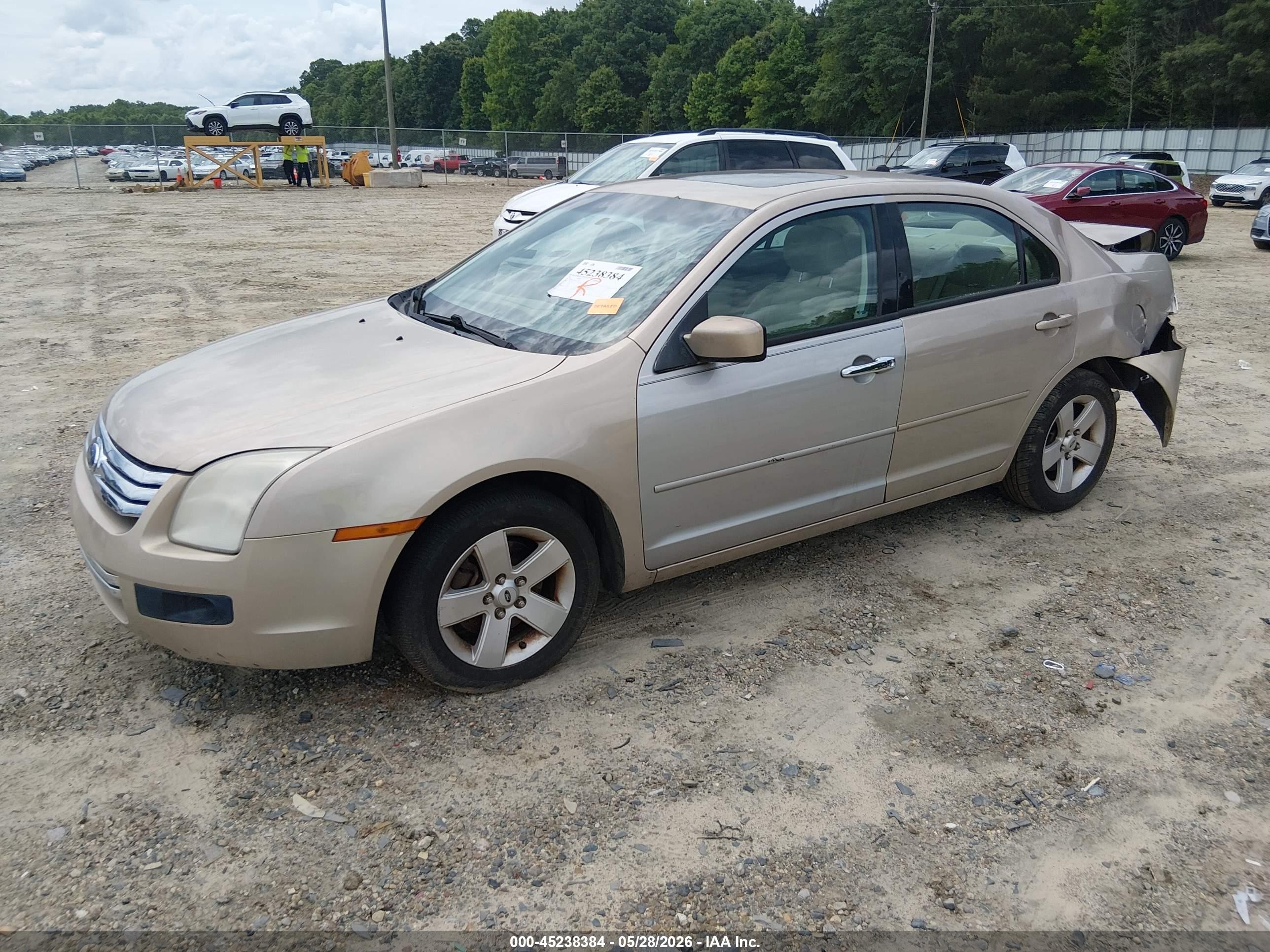 2008 Ford Fusion Se Champagne vin: 3FAHP07188R132521