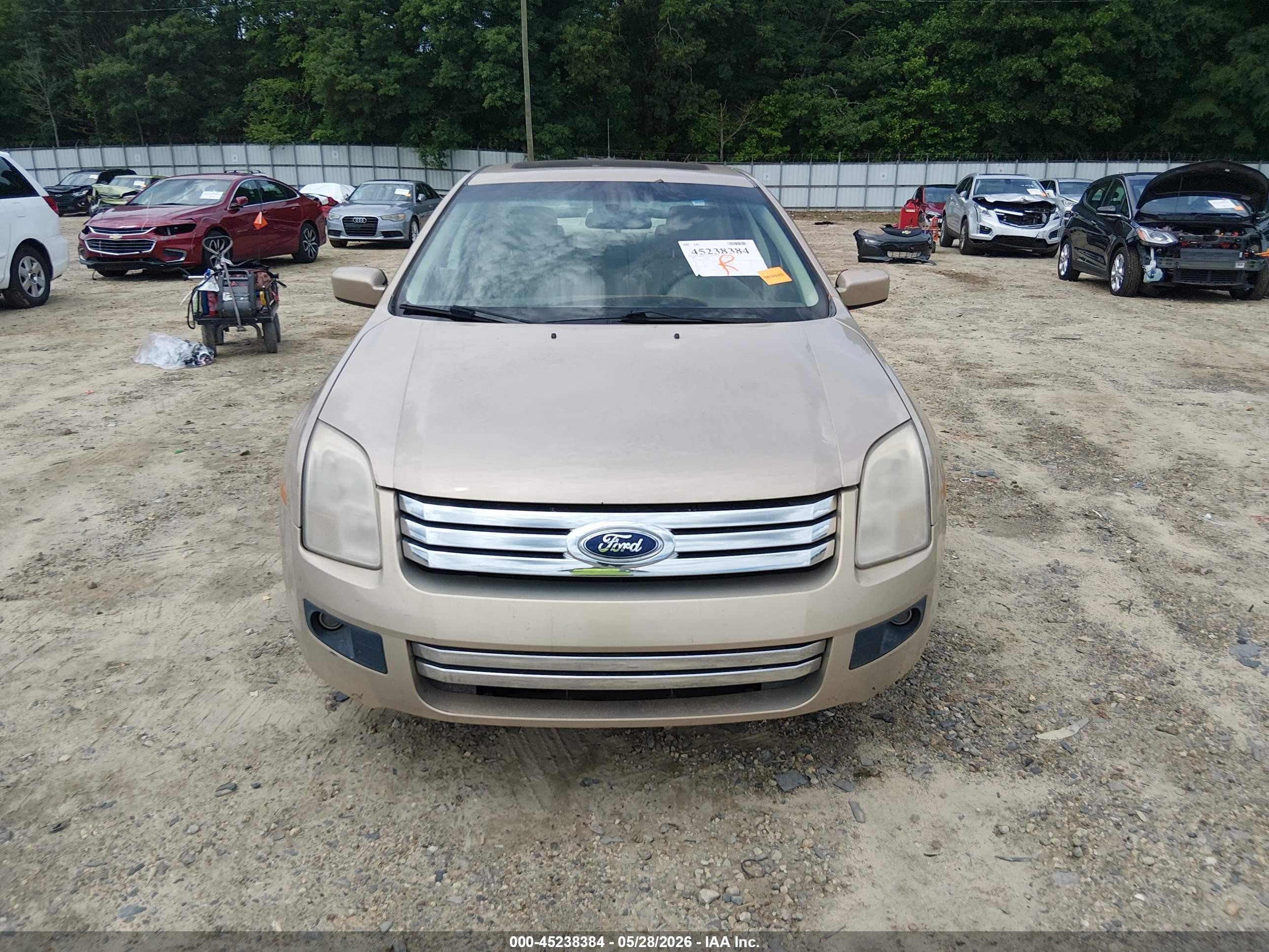 2008 Ford Fusion Se Champagne vin: 3FAHP07188R132521