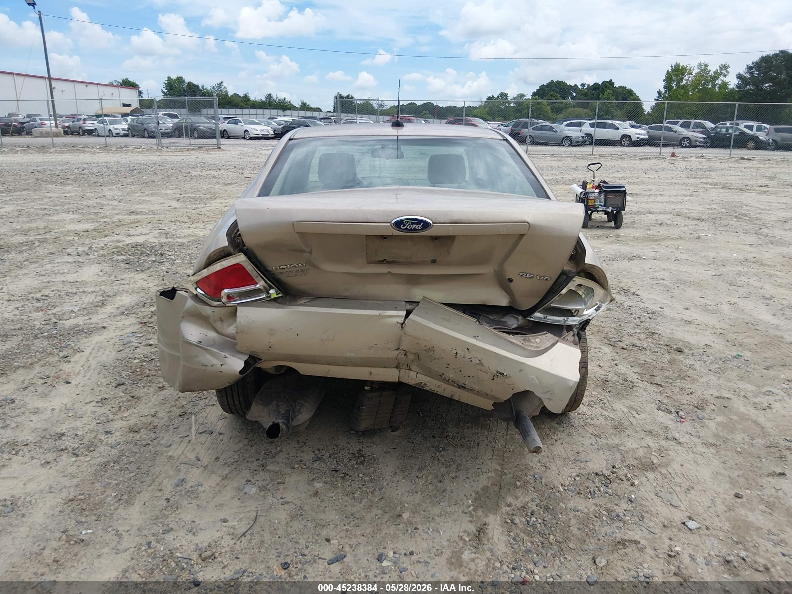 2008 Ford Fusion Se Champagne vin: 3FAHP07188R132521