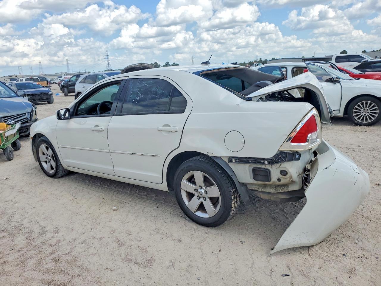 2008 Ford Fusion Se White vin: 3FAHP07188R149805