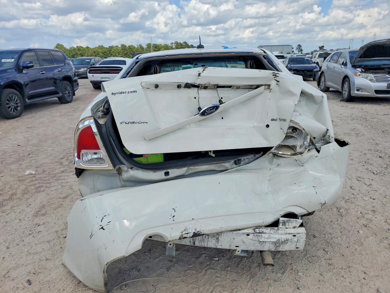 2008 Ford Fusion Se White vin: 3FAHP07188R149805