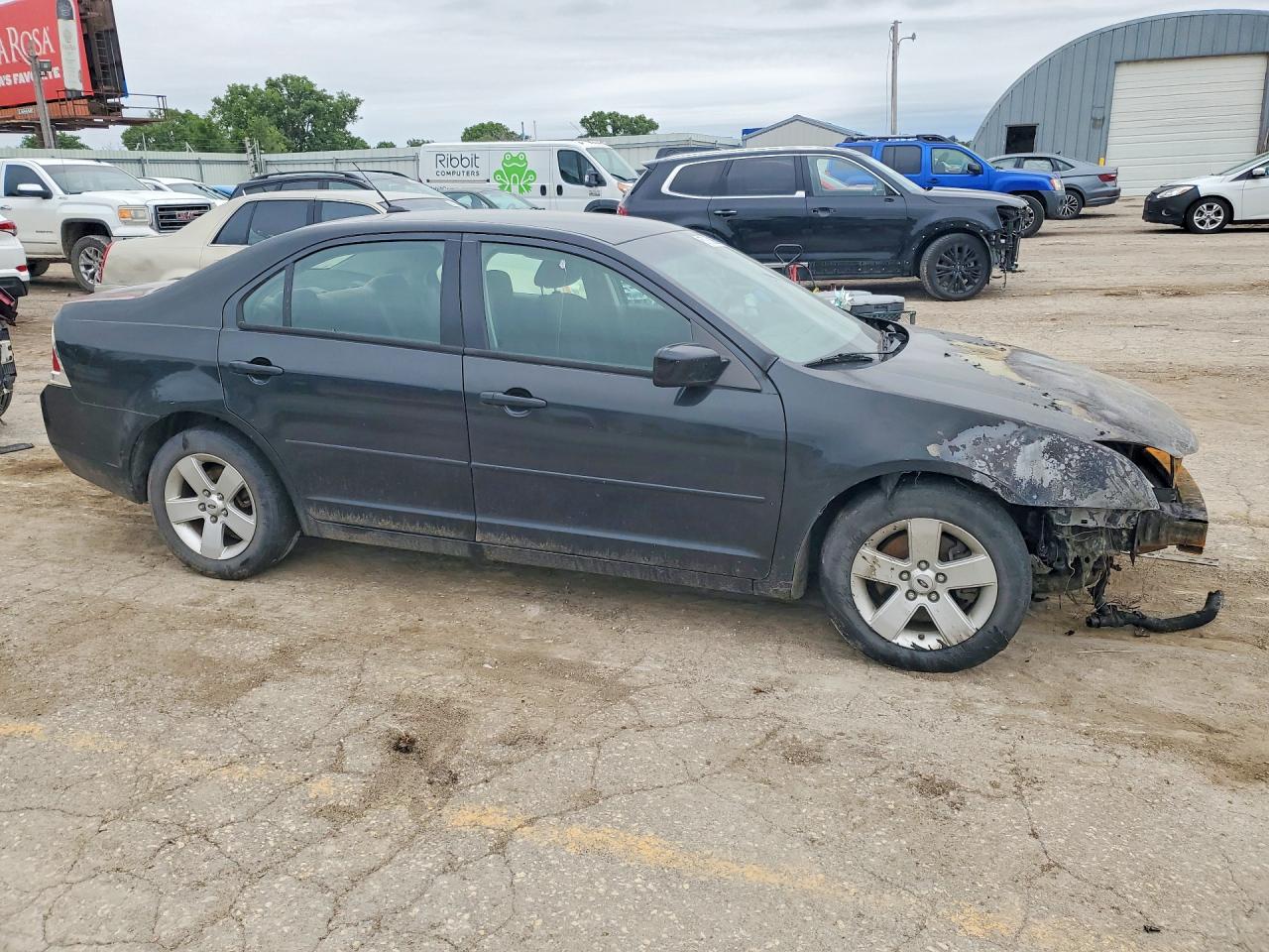 2009 Ford Fusion Se Black vin: 3FAHP07189R105417