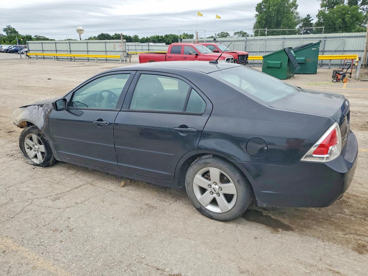2009 Ford Fusion Se Black vin: 3FAHP07189R105417
