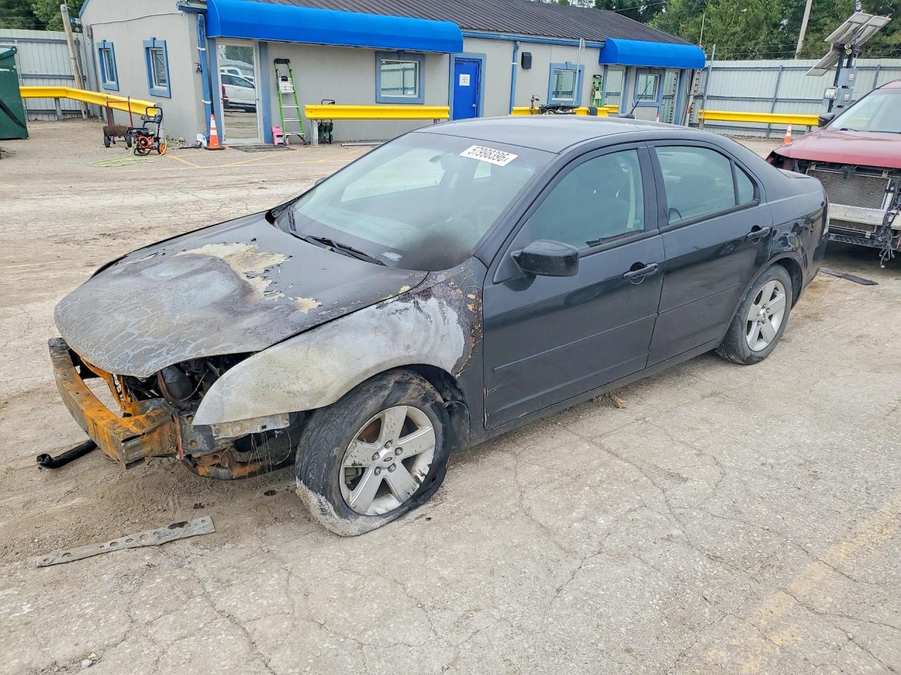 2009 Ford Fusion Se Black vin: 3FAHP07189R105417