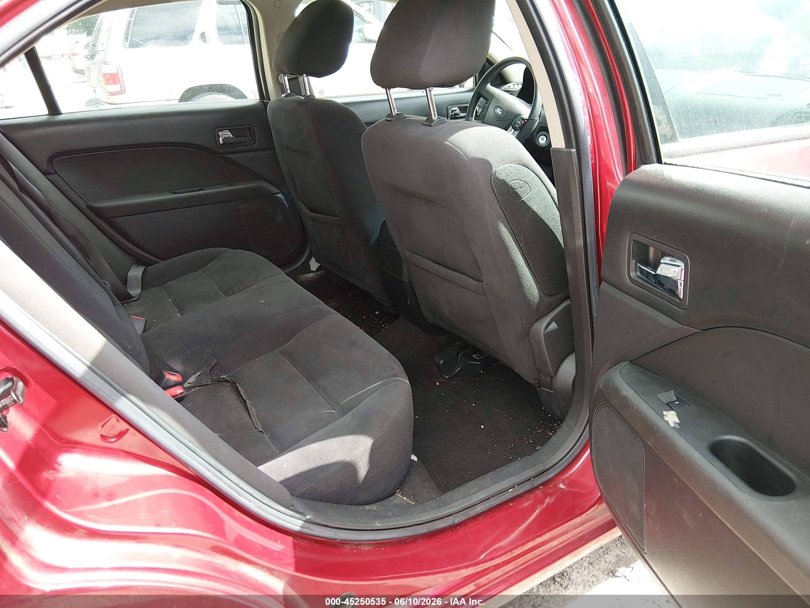 2009 Ford Fusion Se Red vin: 3FAHP07189R116661