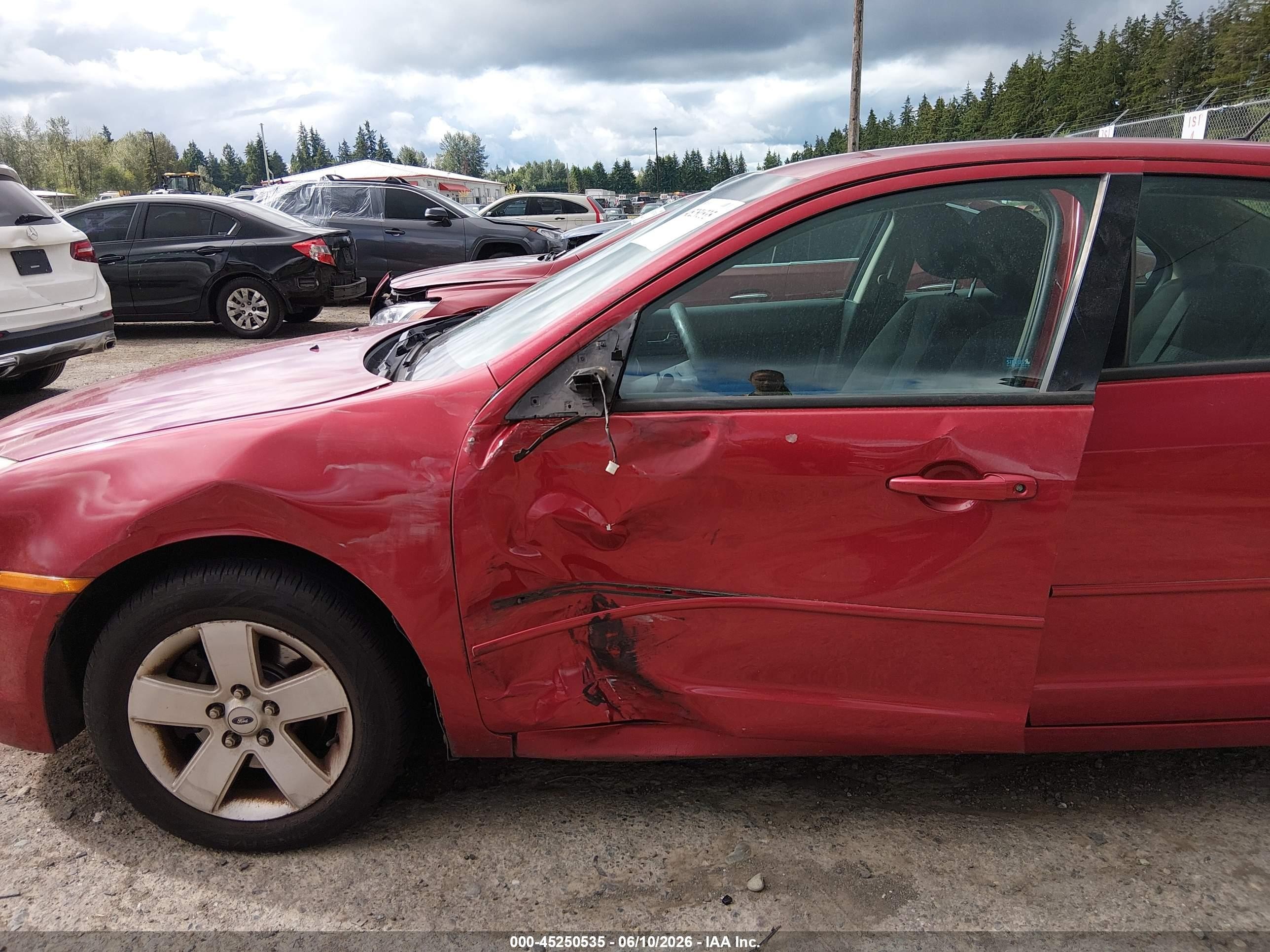 2009 Ford Fusion Se Red vin: 3FAHP07189R116661