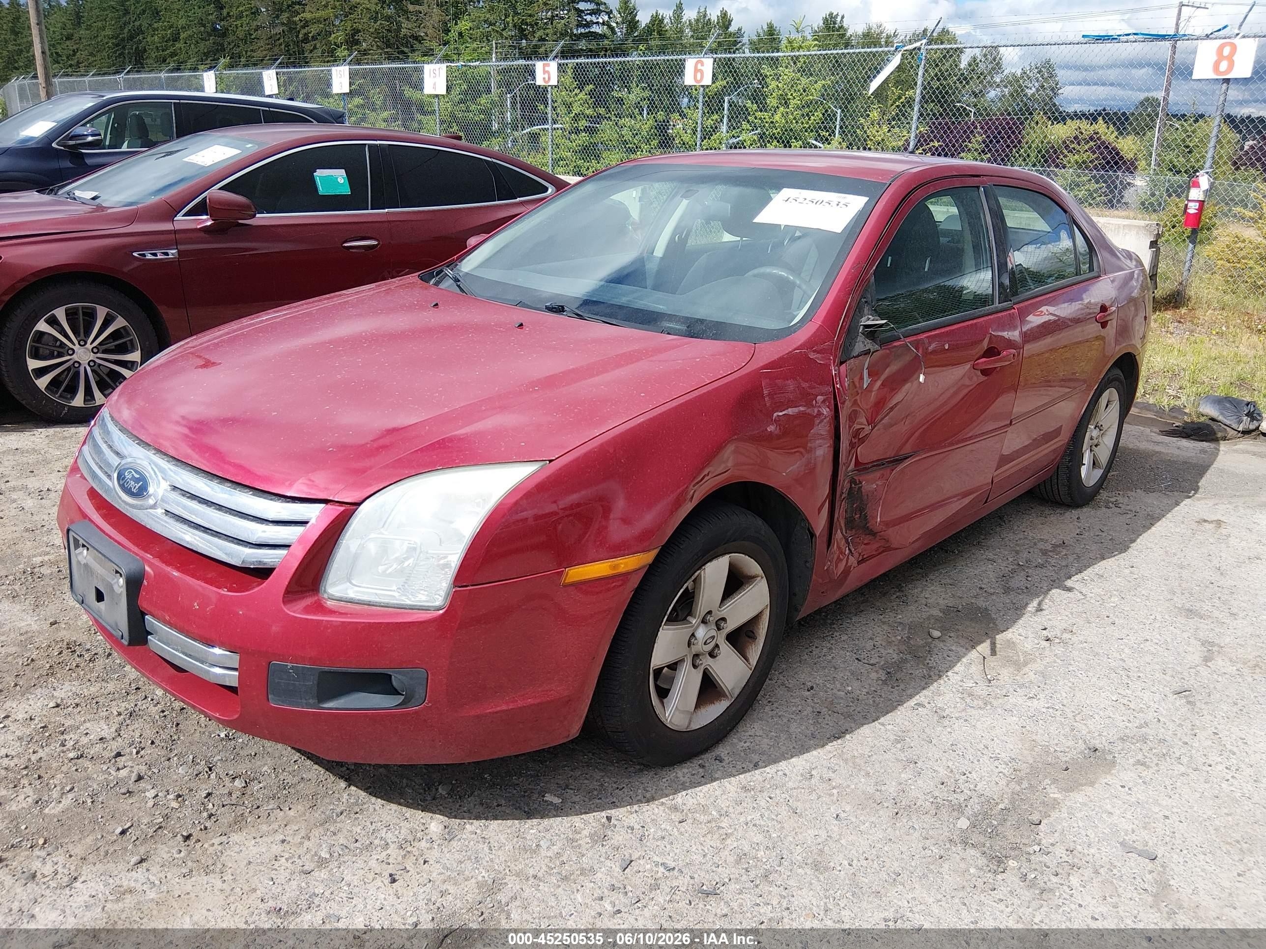 2009 Ford Fusion Se Red vin: 3FAHP07189R116661