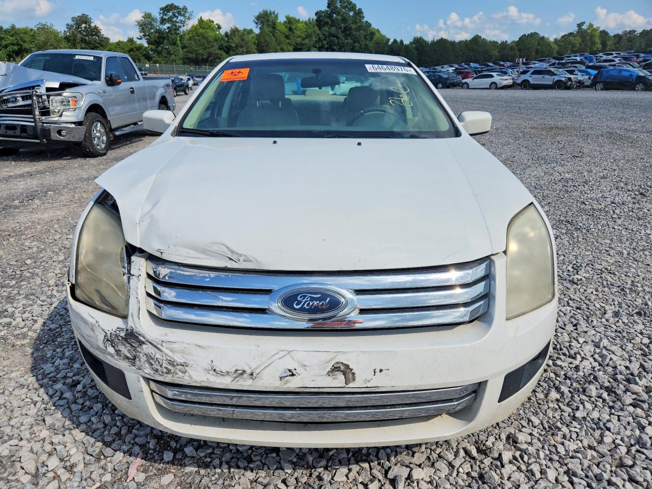 2007 Ford Fusion Se White vin: 3FAHP07197R153067