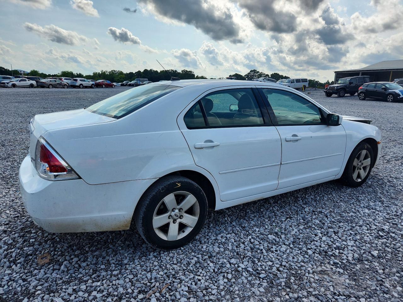 2007 Ford Fusion Se White vin: 3FAHP07197R153067