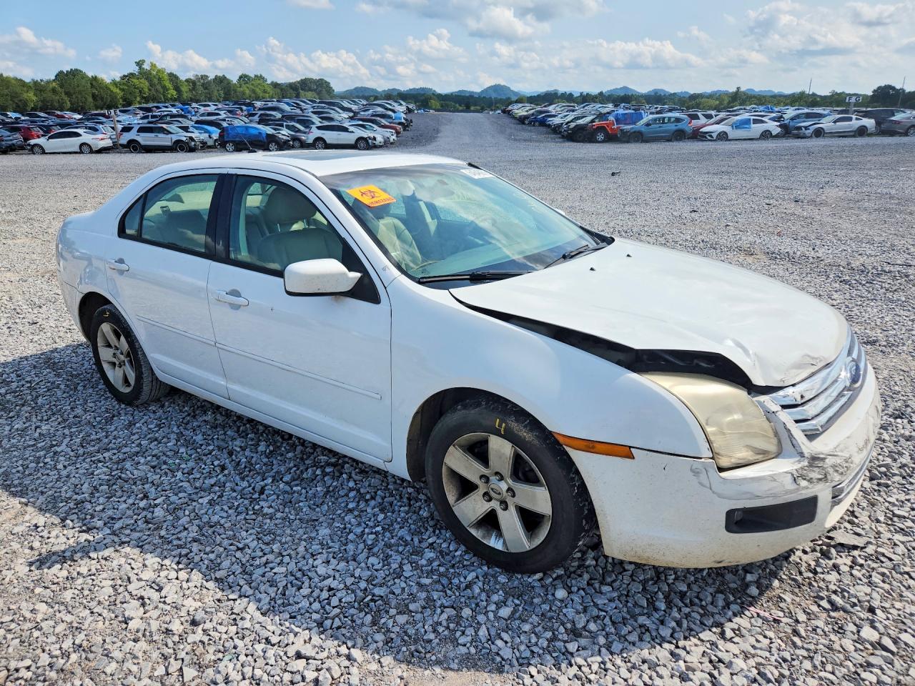 2007 Ford Fusion Se White vin: 3FAHP07197R153067