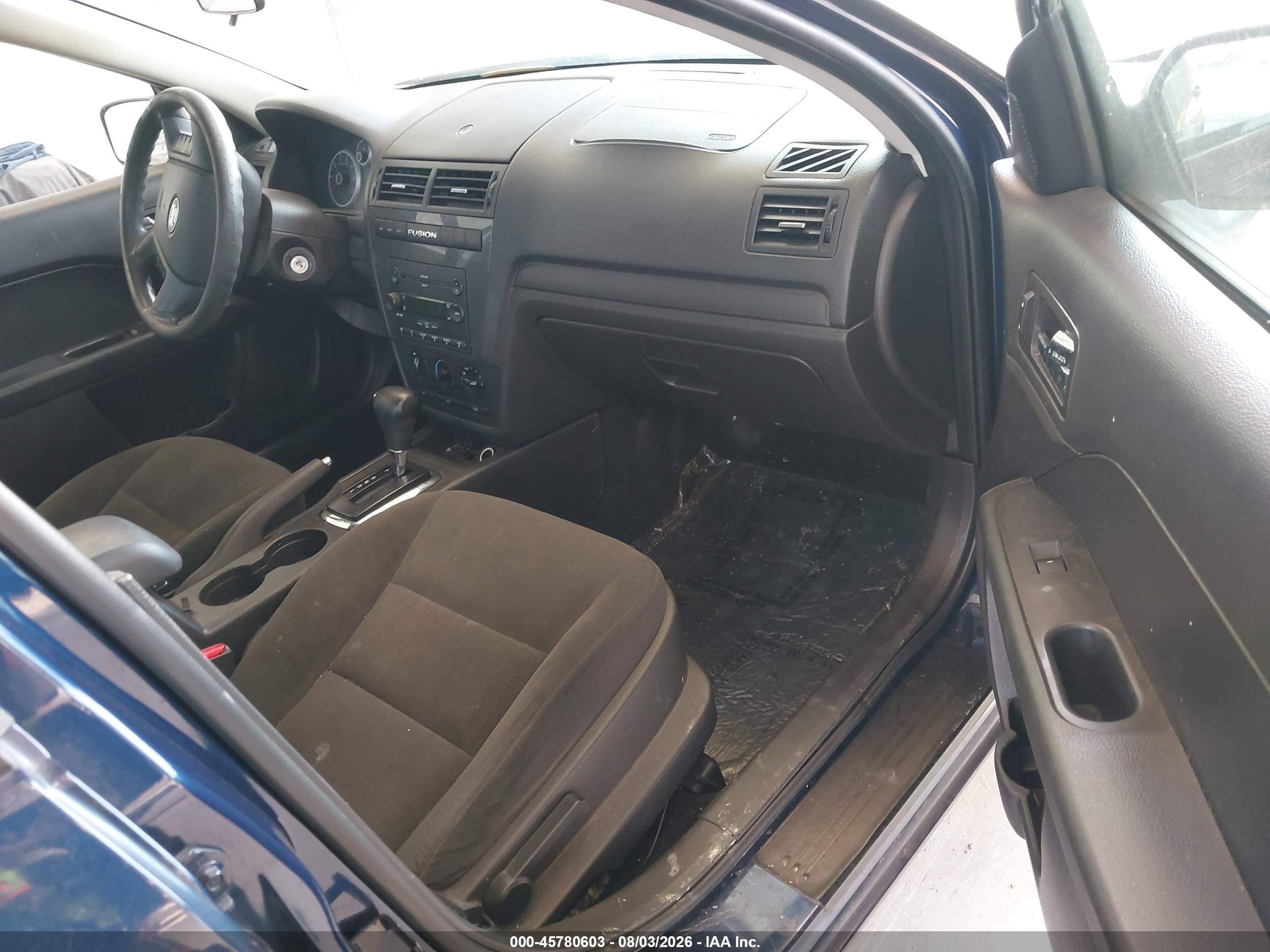2007 Ford Fusion Se Blue vin: 3FAHP07197R185484