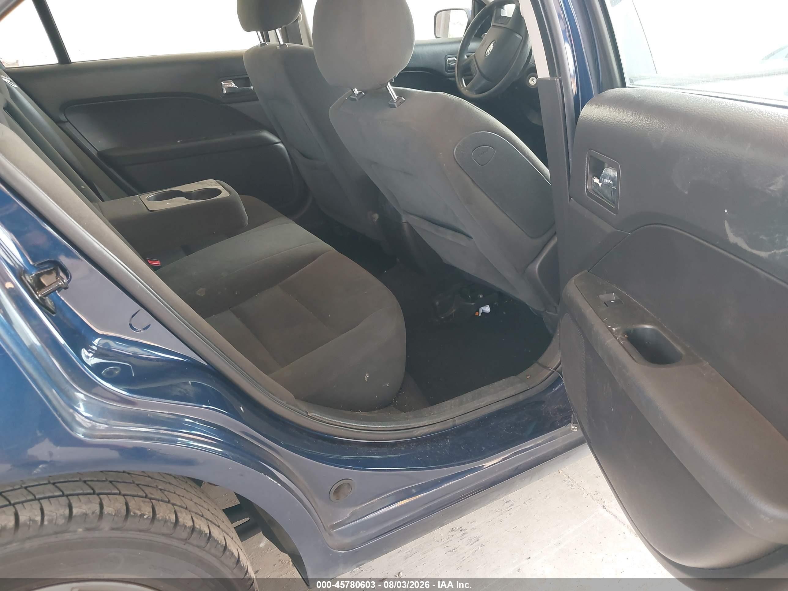 2007 Ford Fusion Se Blue vin: 3FAHP07197R185484