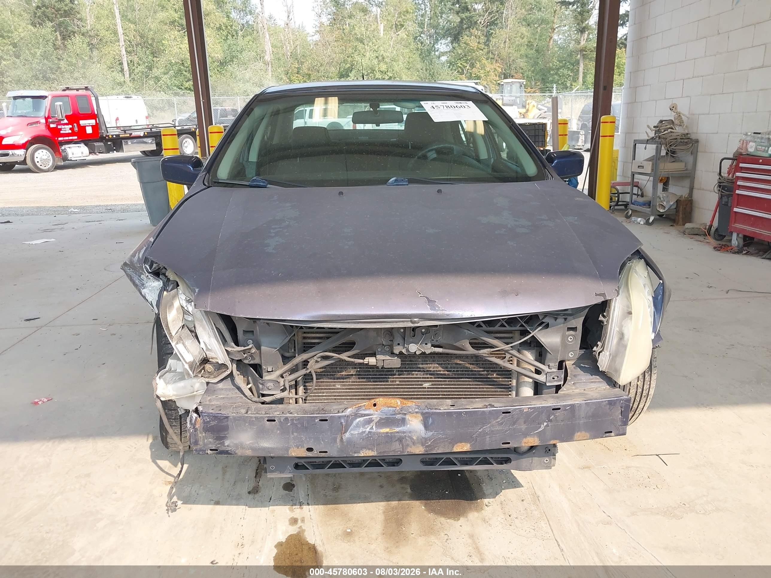 2007 Ford Fusion Se Blue vin: 3FAHP07197R185484