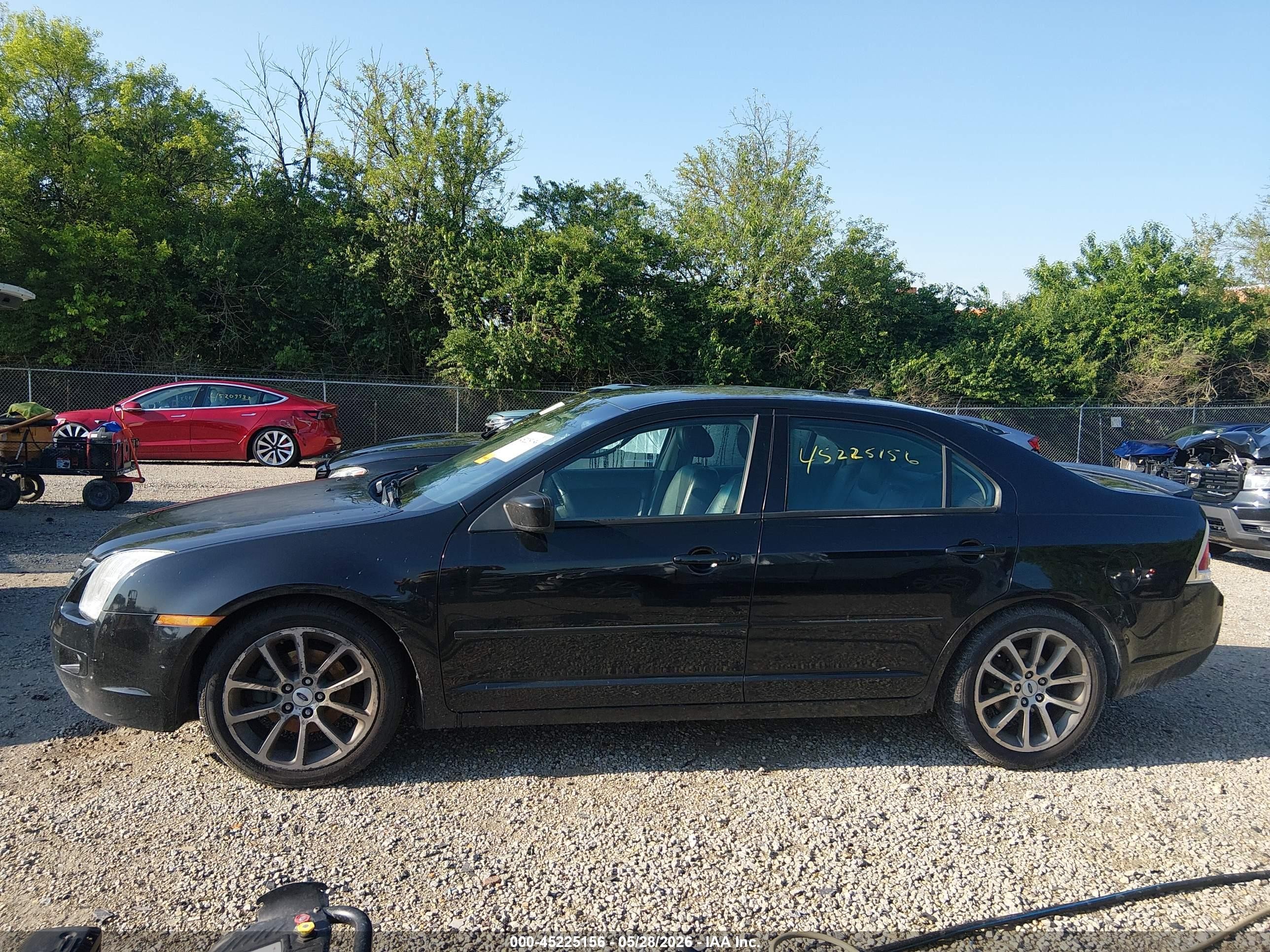 2008 Ford Fusion Se Black vin: 3FAHP07198R118580
