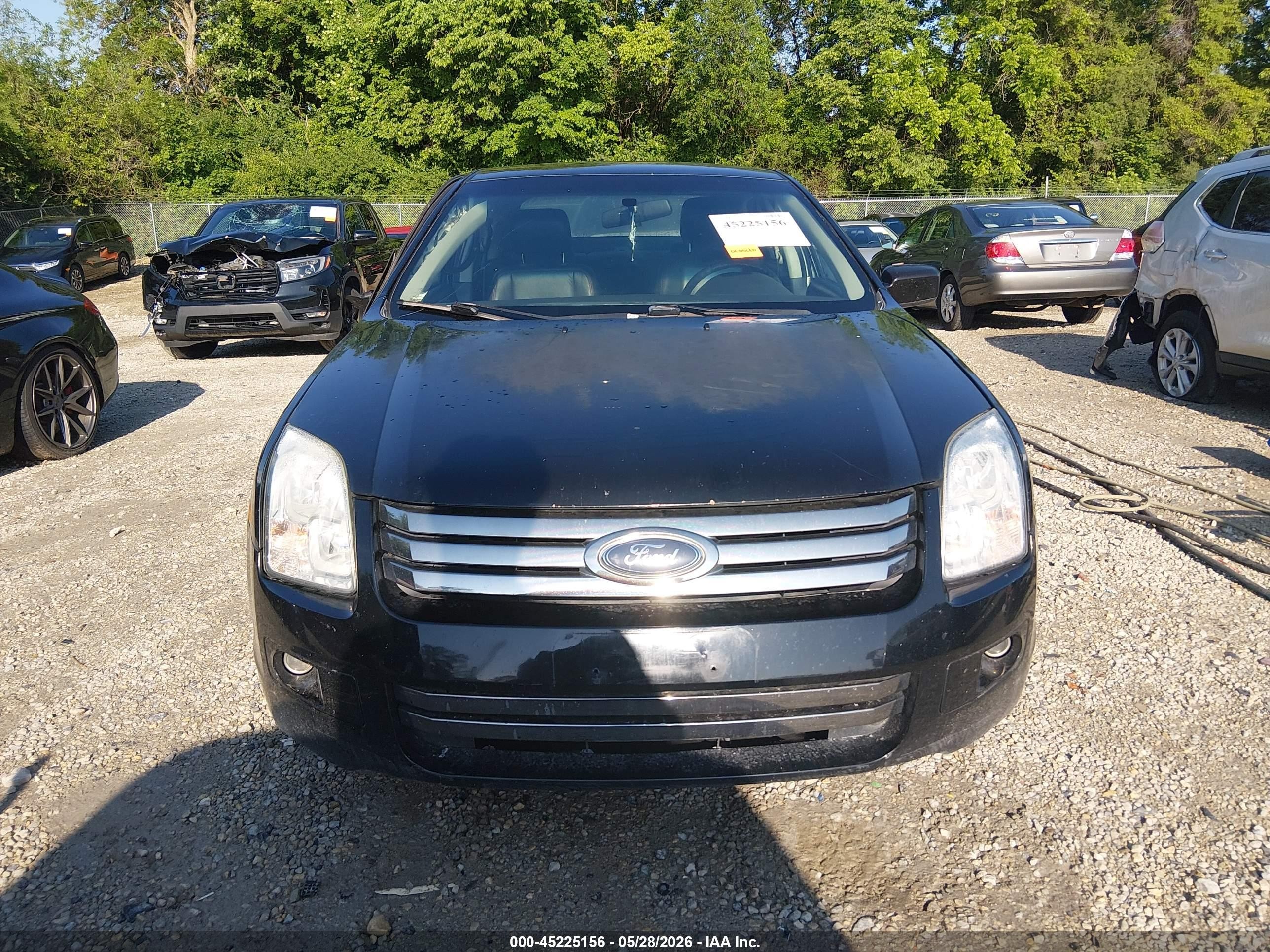 2008 Ford Fusion Se Black vin: 3FAHP07198R118580