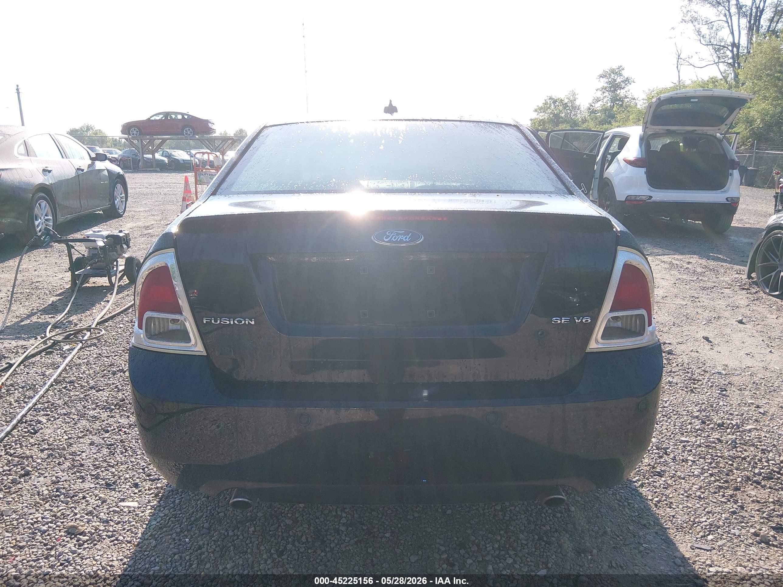2008 Ford Fusion Se Black vin: 3FAHP07198R118580
