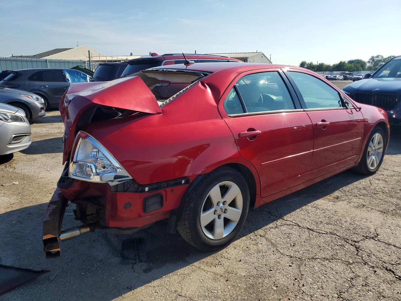 2008 Ford Fusion Se Красный vin: 3FAHP07198R168492