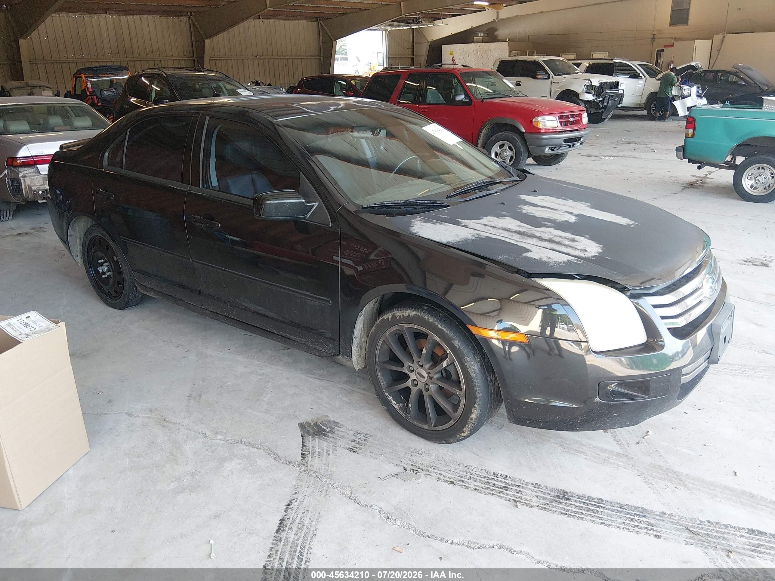 2009 Ford Fusion Se Black vin: 3FAHP07199R186038