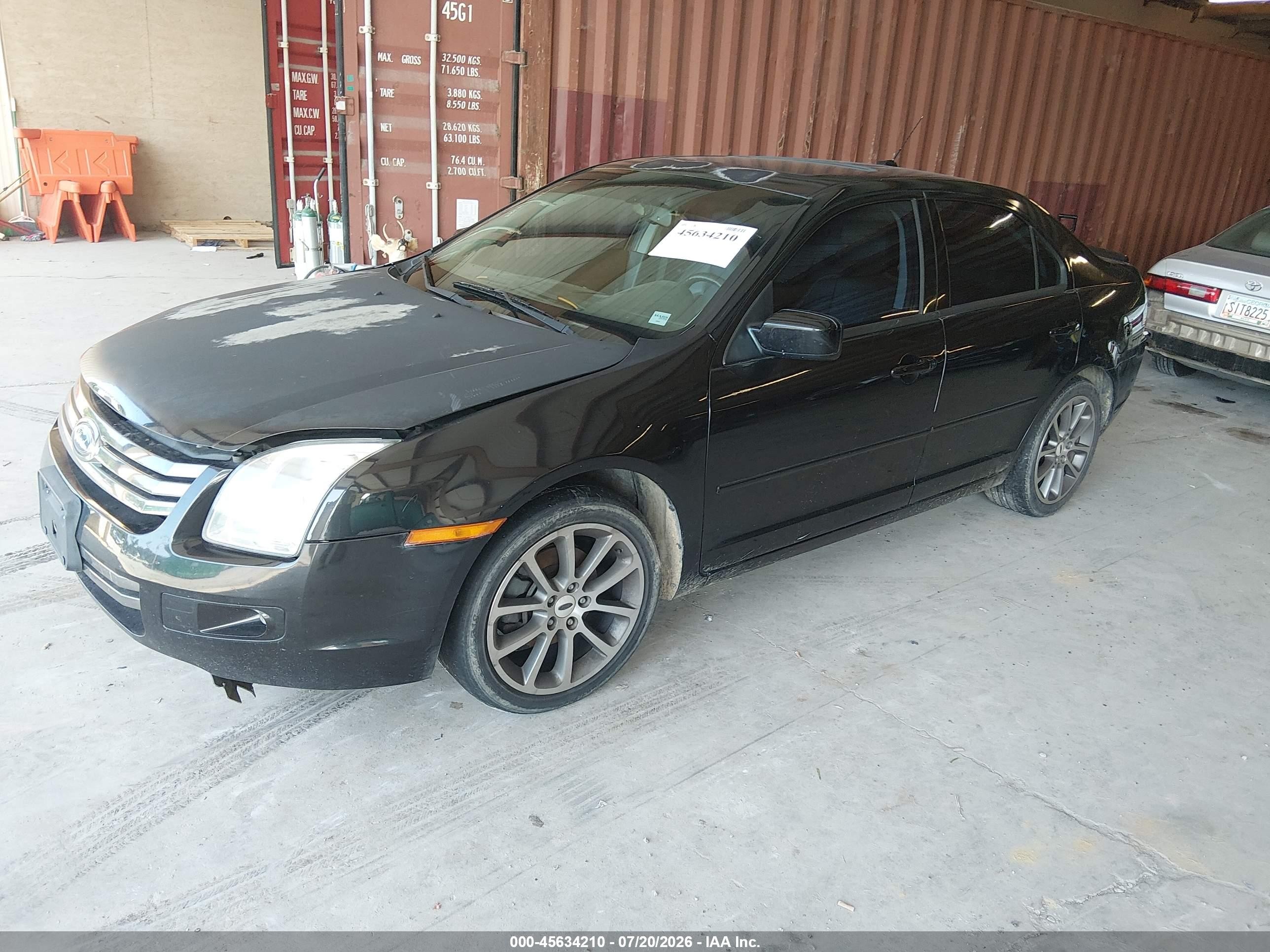2009 Ford Fusion Se Black vin: 3FAHP07199R186038