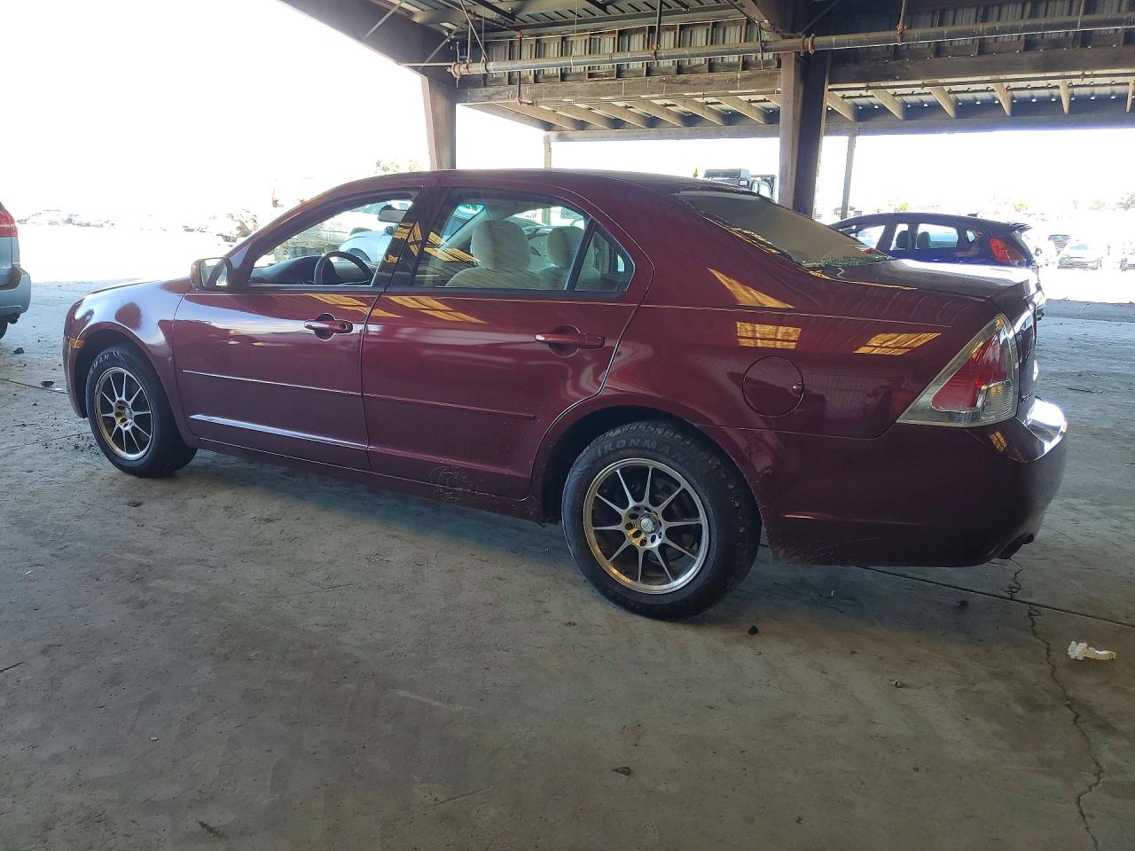 2006 Ford Fusion Se Burgundy vin: 3FAHP071X6R227336