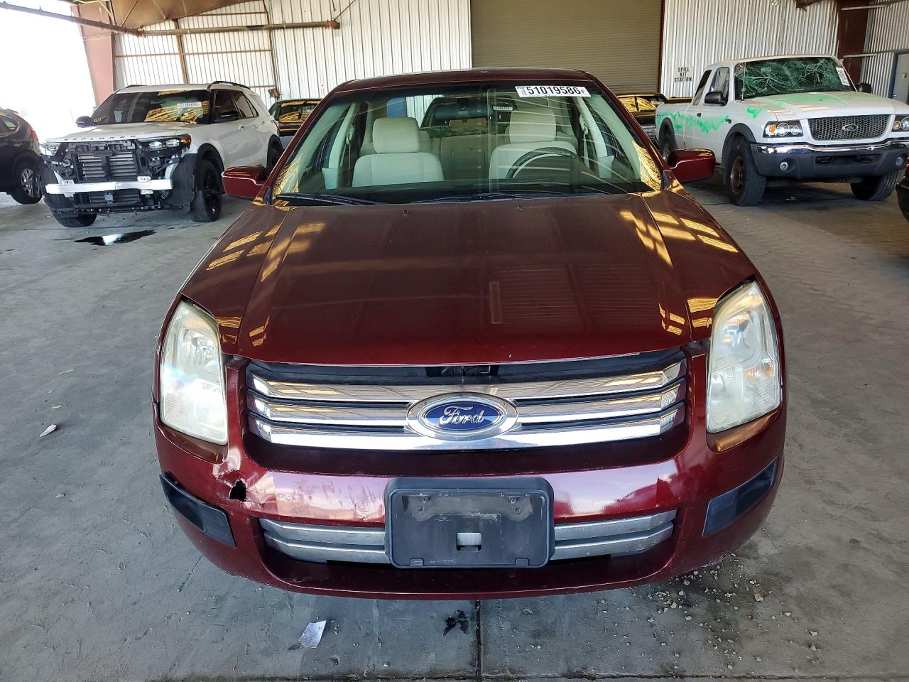 2006 Ford Fusion Se Burgundy vin: 3FAHP071X6R227336