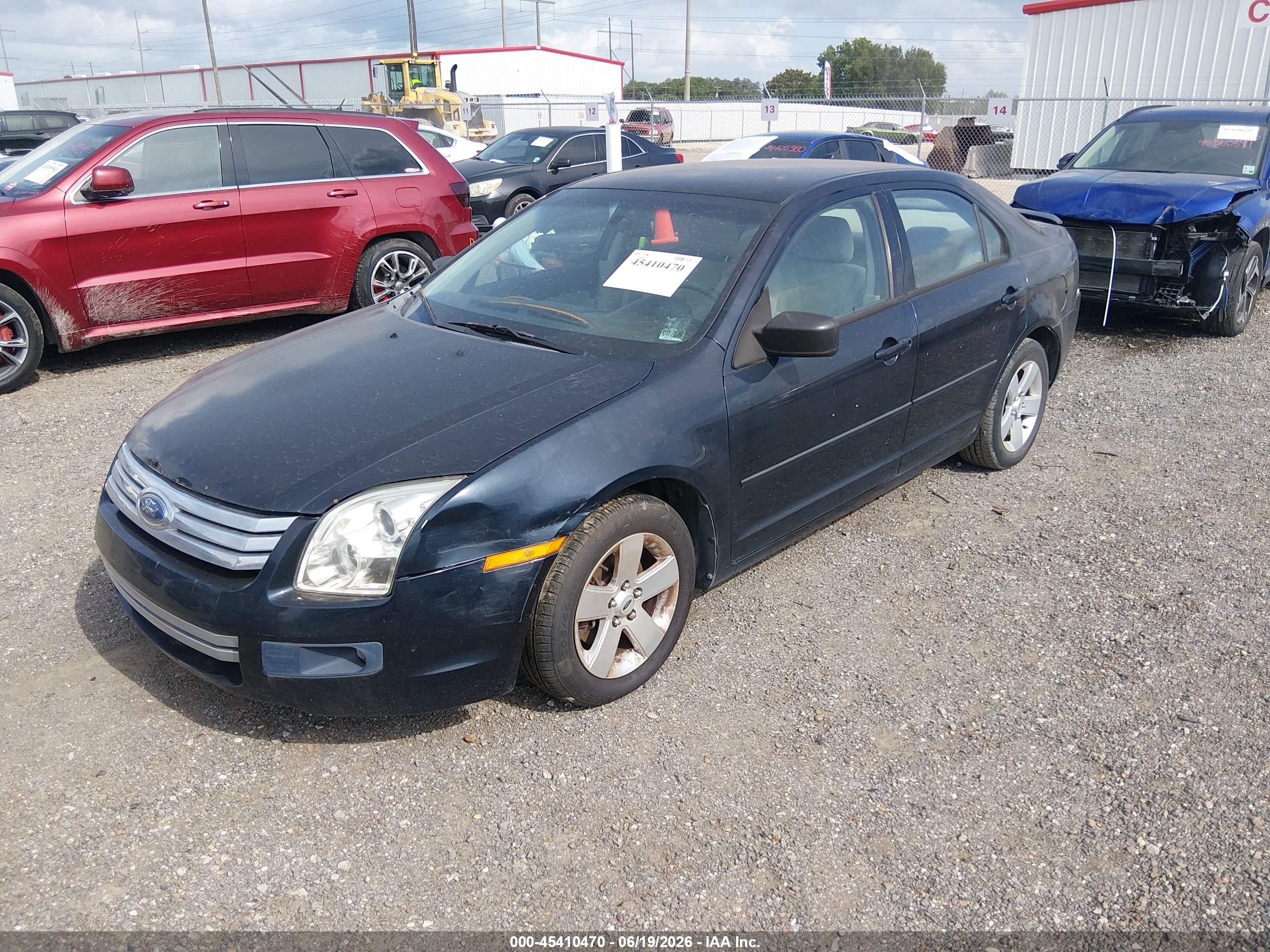 2008 Ford Fusion Se Blue vin: 3FAHP071X8R159865