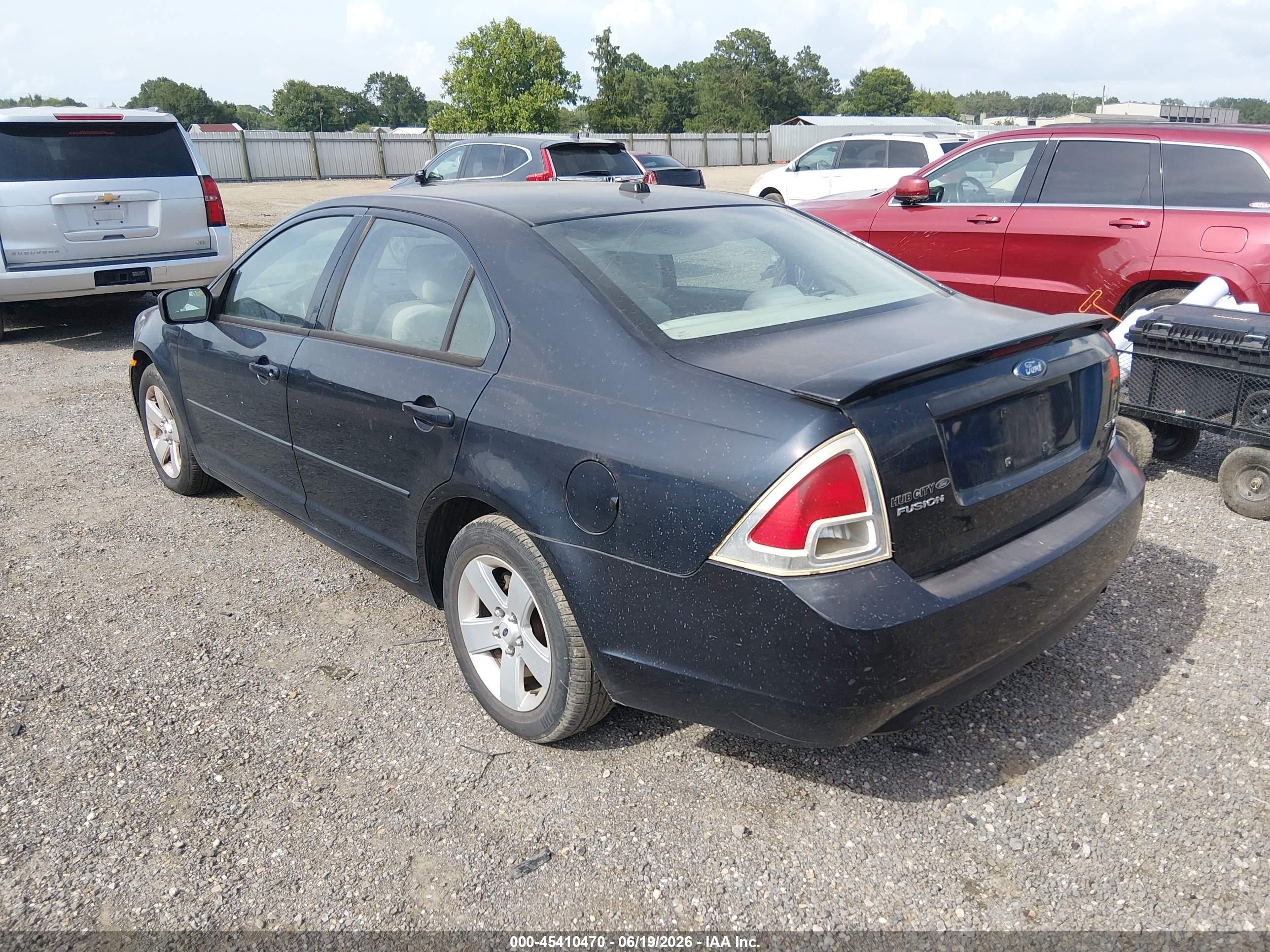 2008 Ford Fusion Se Blue vin: 3FAHP071X8R159865