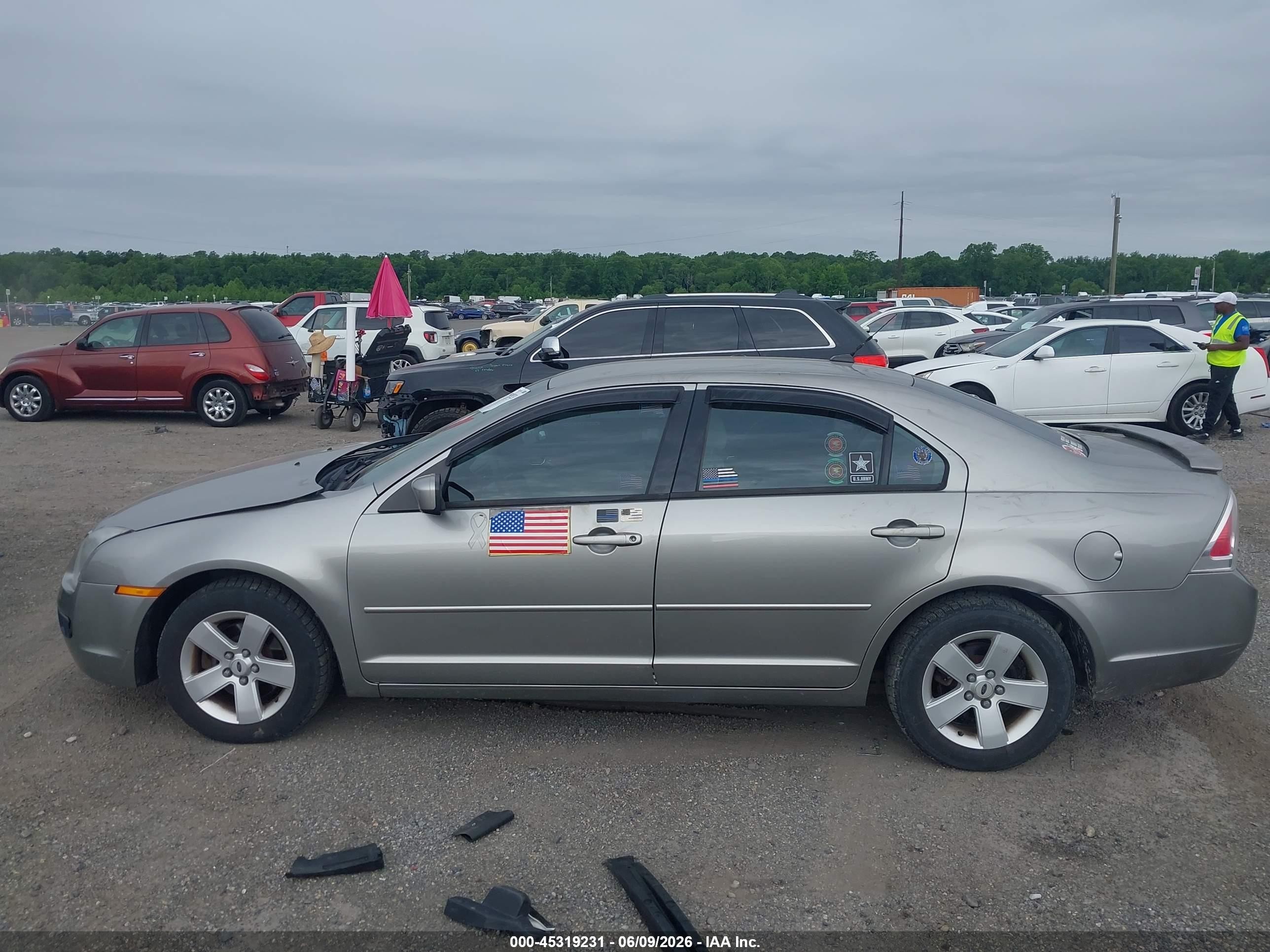 2008 Ford Fusion Se Gray vin: 3FAHP071X8R173751