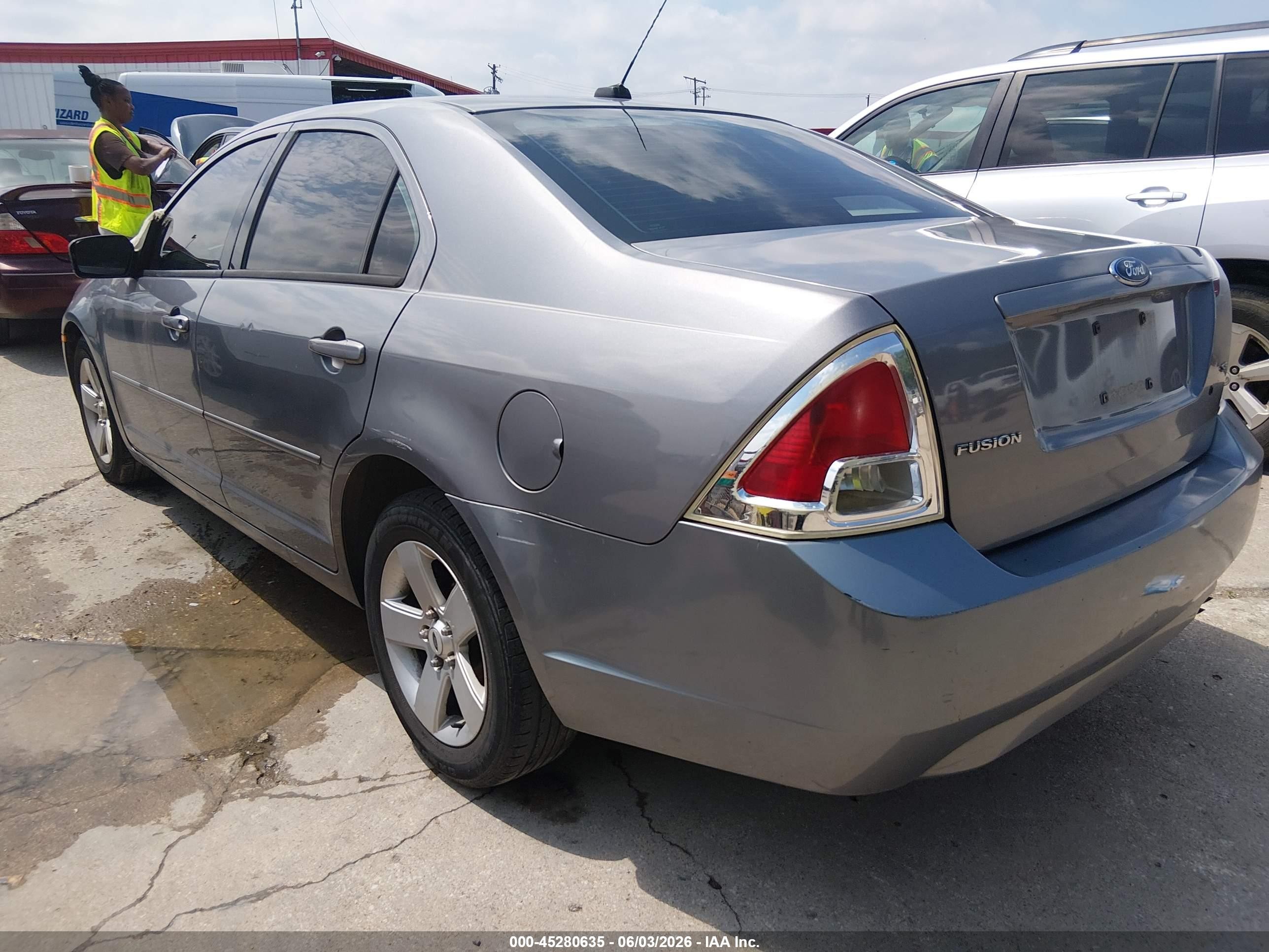 2007 Ford Fusion Se Gray vin: 3FAHP07Z07R220595