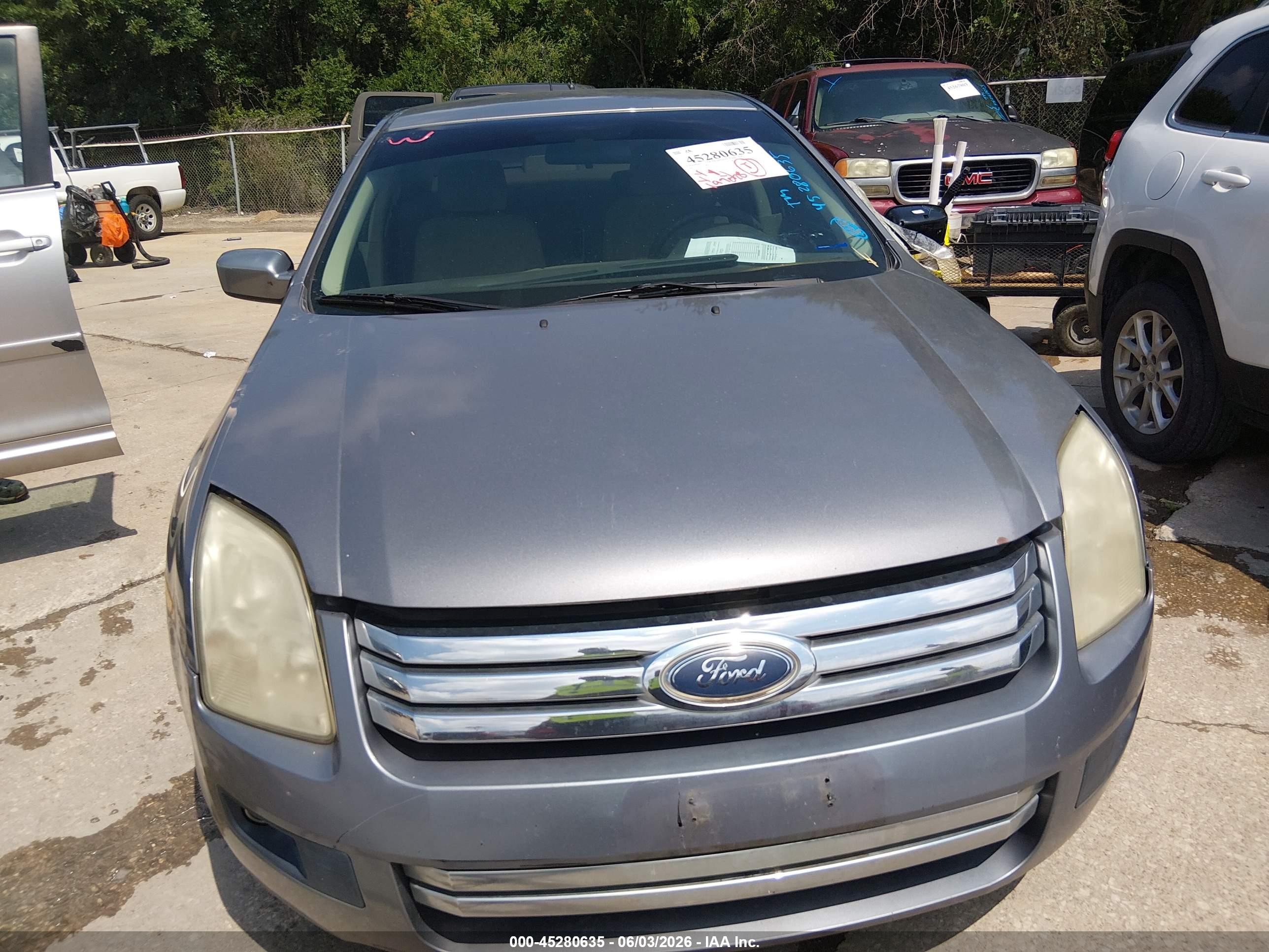 2007 Ford Fusion Se Gray vin: 3FAHP07Z07R220595