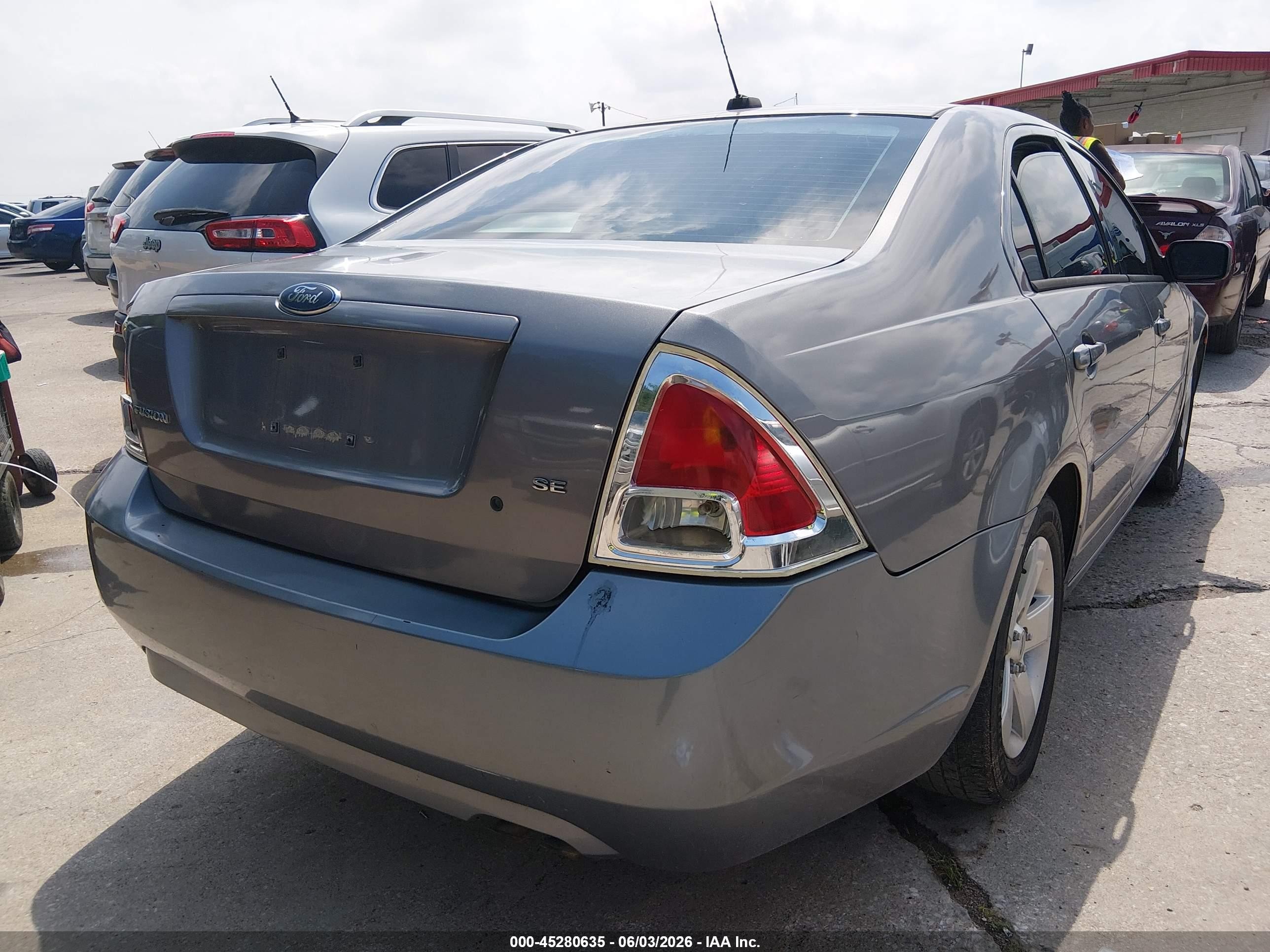 2007 Ford Fusion Se Gray vin: 3FAHP07Z07R220595