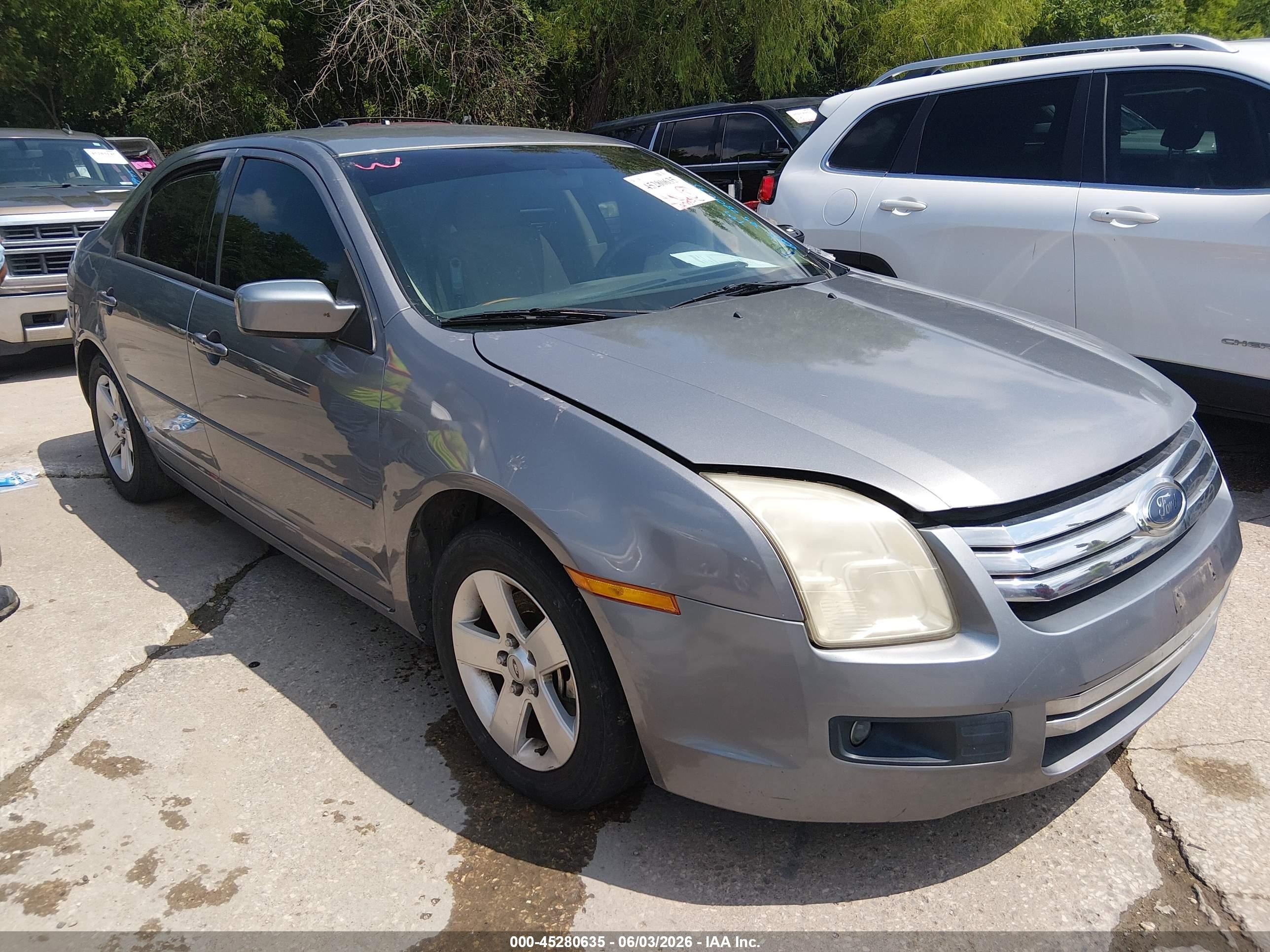 2007 Ford Fusion Se Gray vin: 3FAHP07Z07R220595