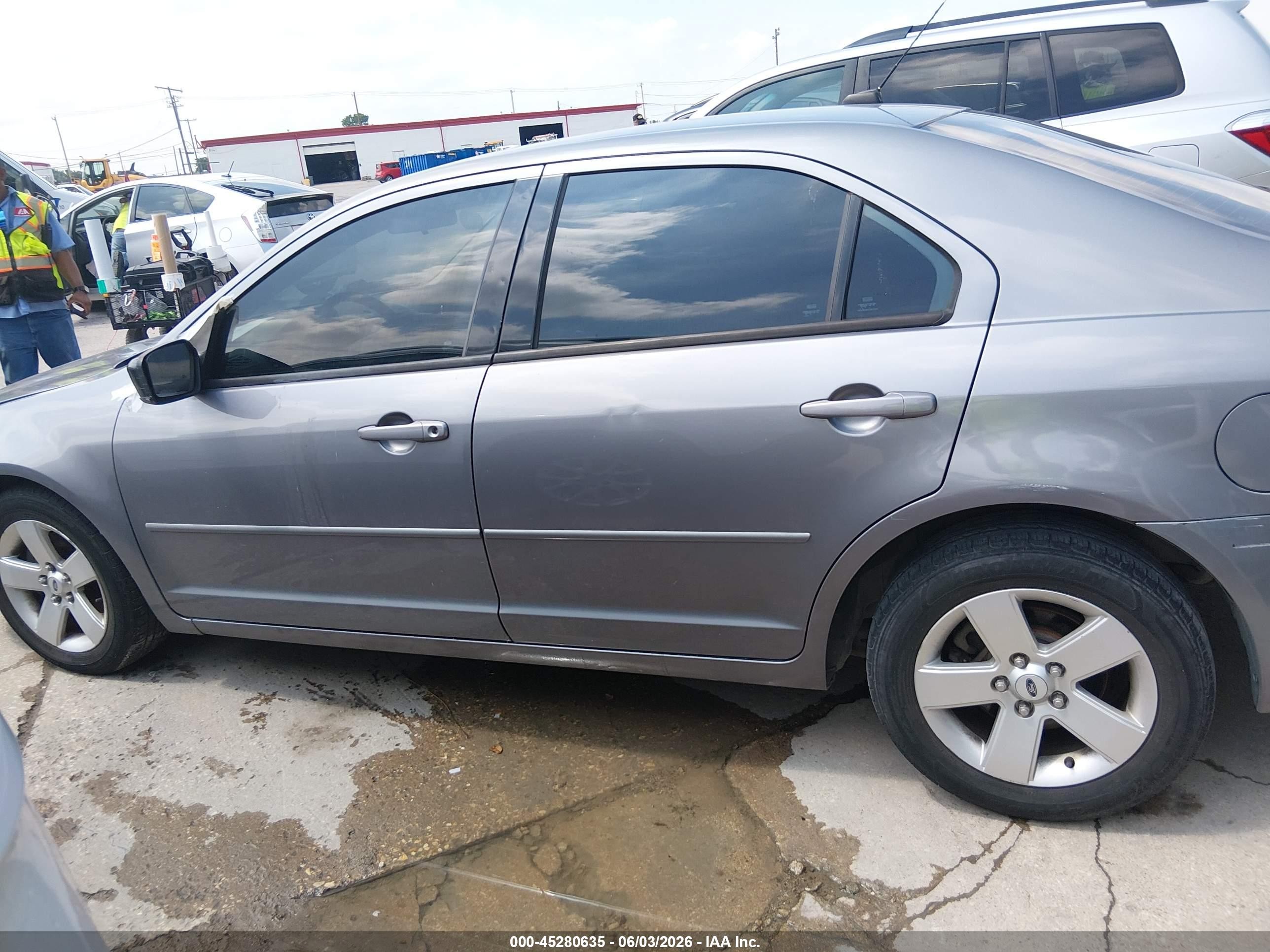 2007 Ford Fusion Se Gray vin: 3FAHP07Z07R220595